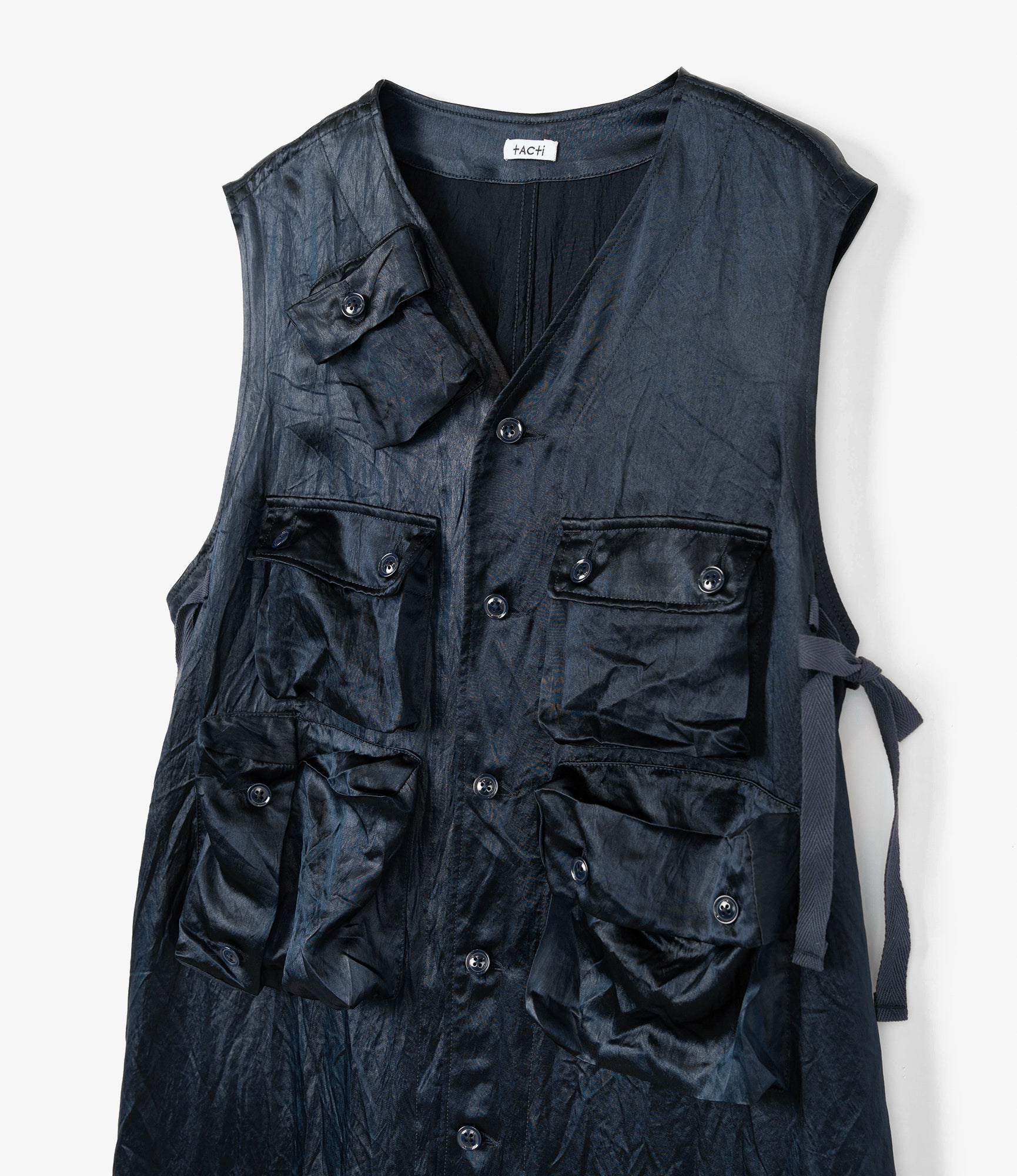 Women's C-1 Dress - Dk. Navy Shiny Acetate