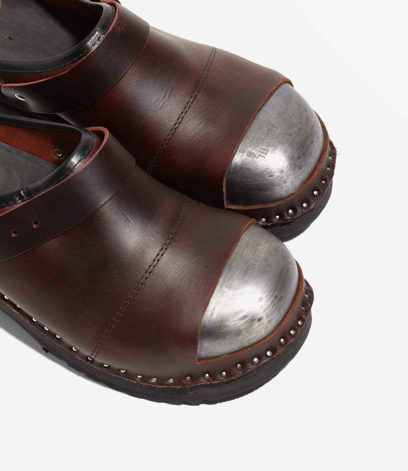 Needles x Troentorp - Safety - Smooth/Steel Toe - Bordeaux