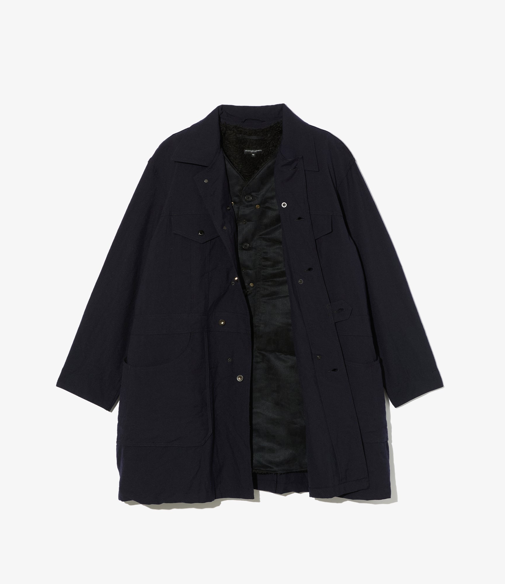 Liner Vest - Black Polyester Fake Suede