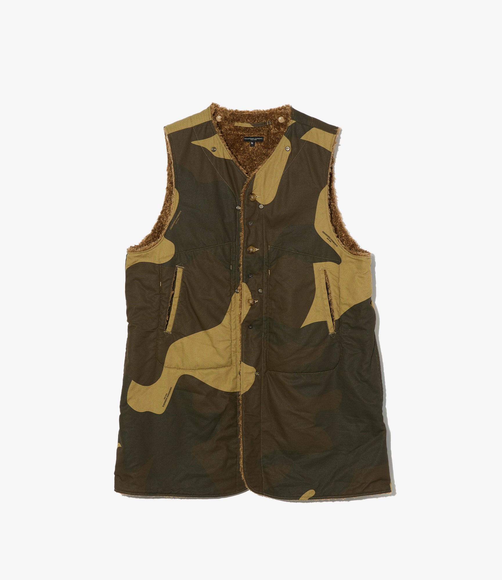 Liner Vest - Brown Mammoth Duck Camo Canvas