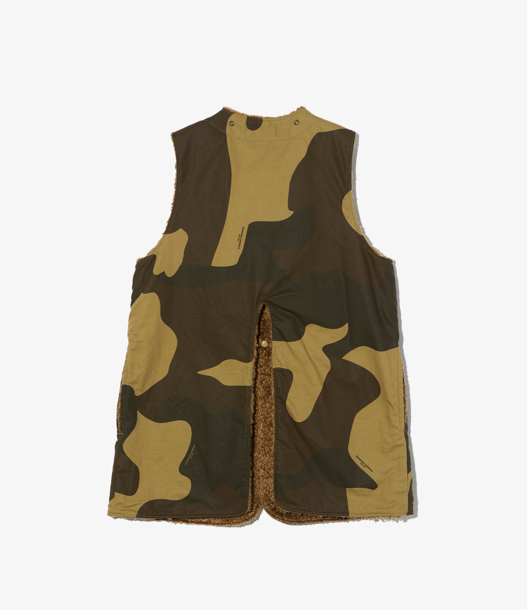 Liner Vest - Brown Mammoth Duck Camo Canvas