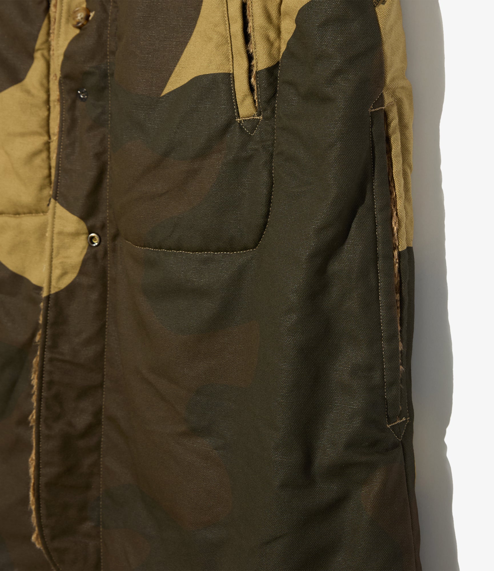Liner Vest - Brown Mammoth Duck Camo Canvas