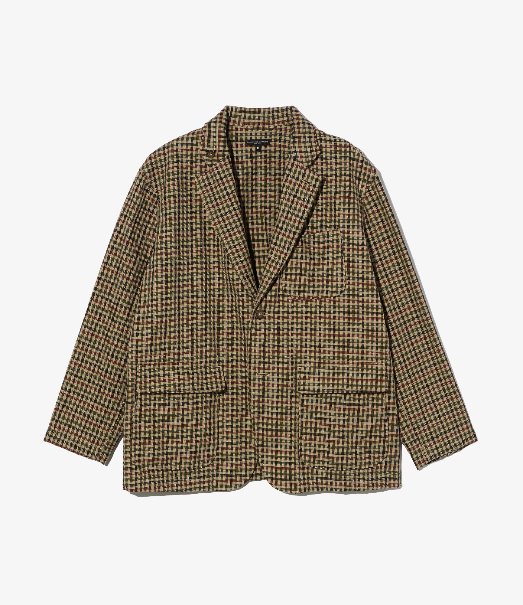 Loiter Jacket - Brown/Olive Heavy Gunclub Check