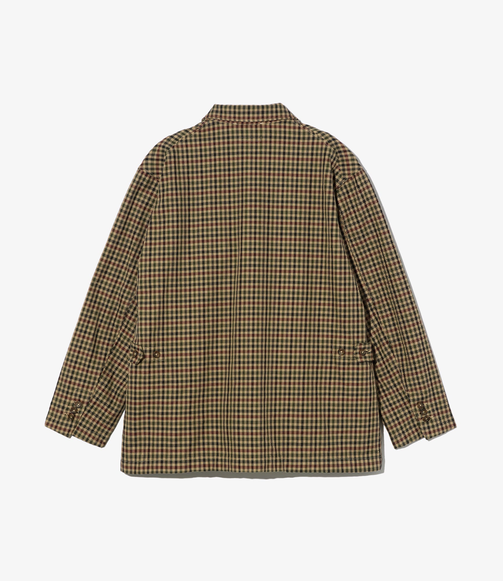 Loiter Jacket - Brown/Olive Heavy Gunclub Check