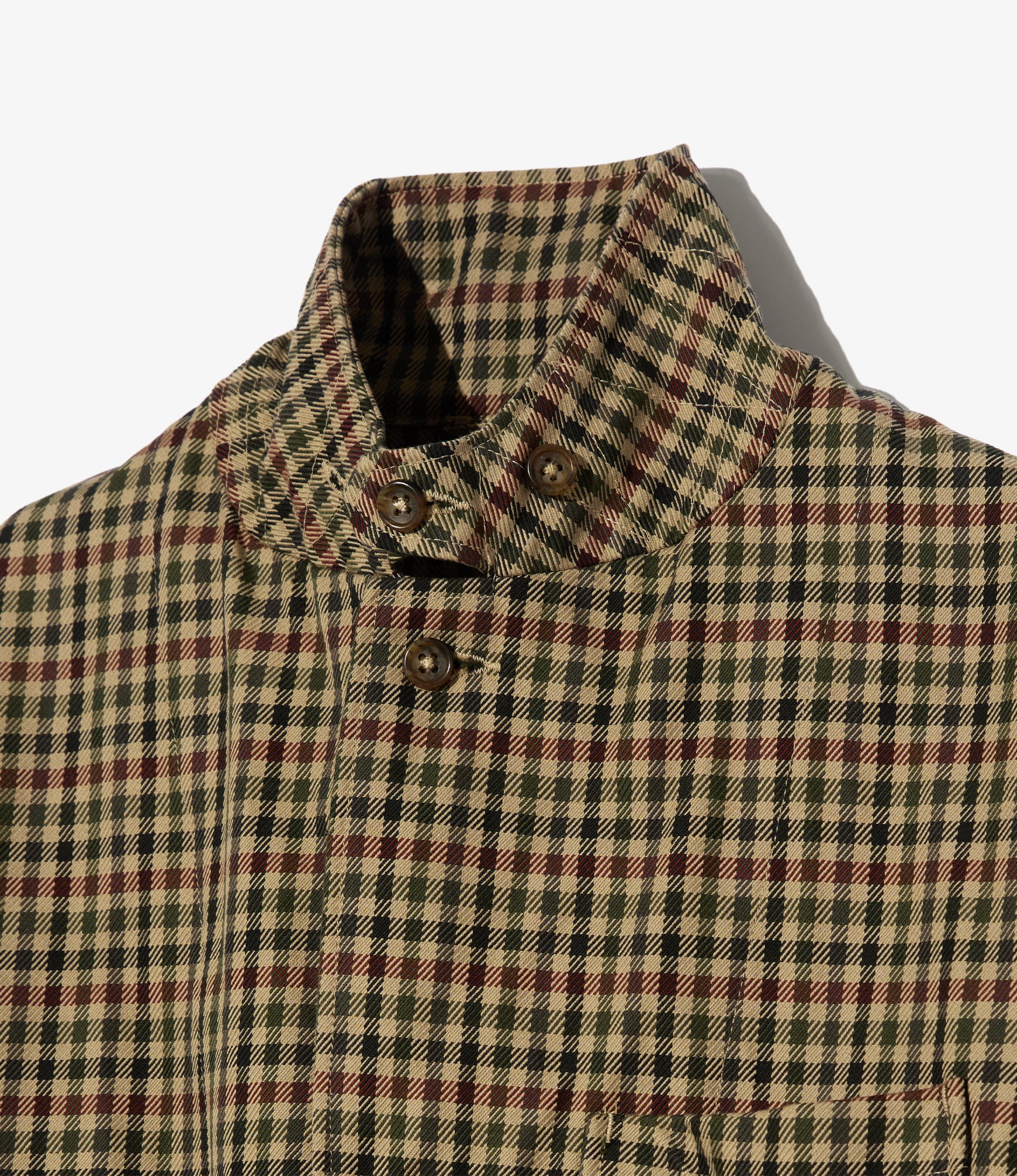 Loiter Jacket - Brown/Olive Heavy Gunclub Check