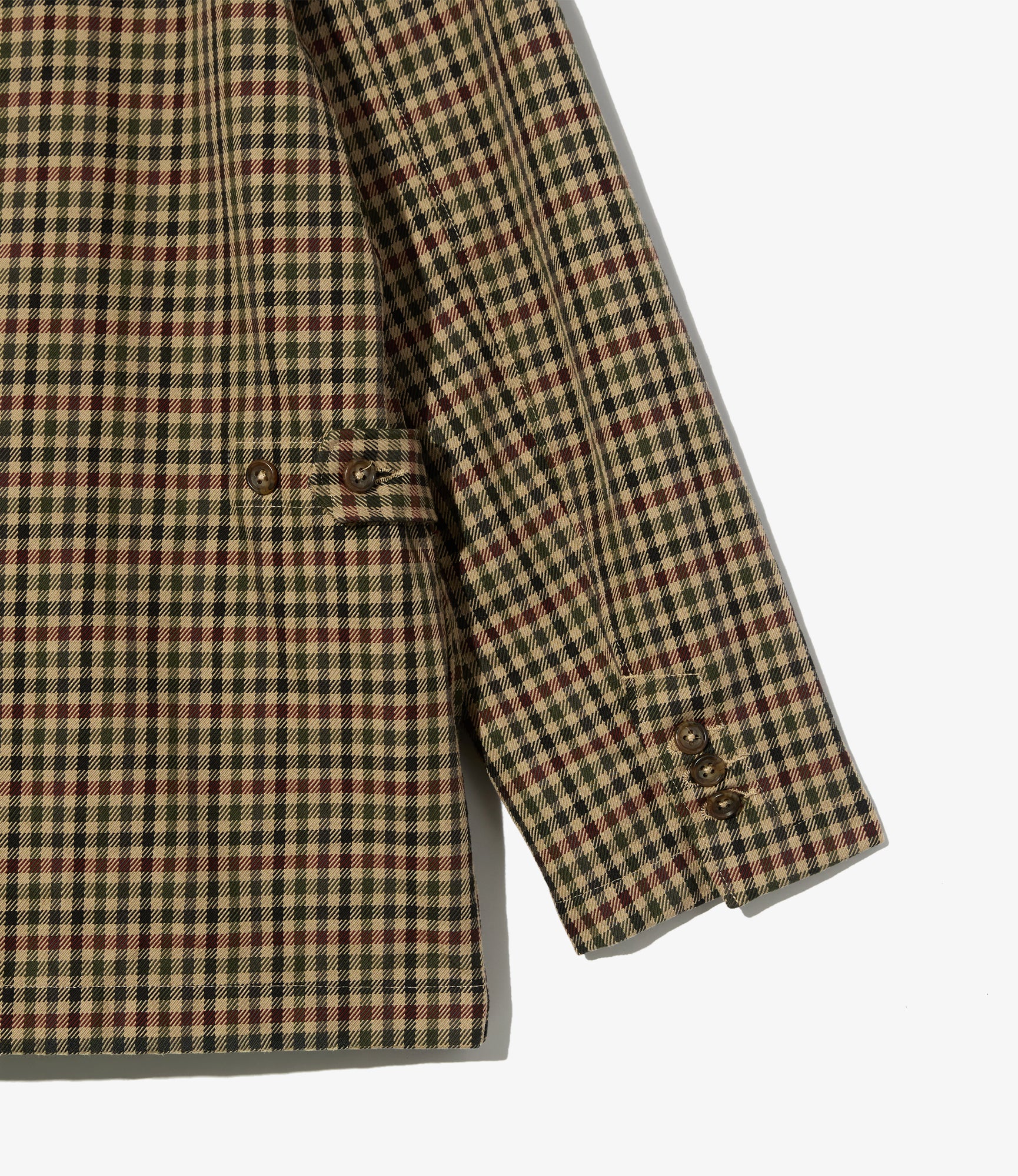 Loiter Jacket - Brown/Olive Heavy Gunclub Check