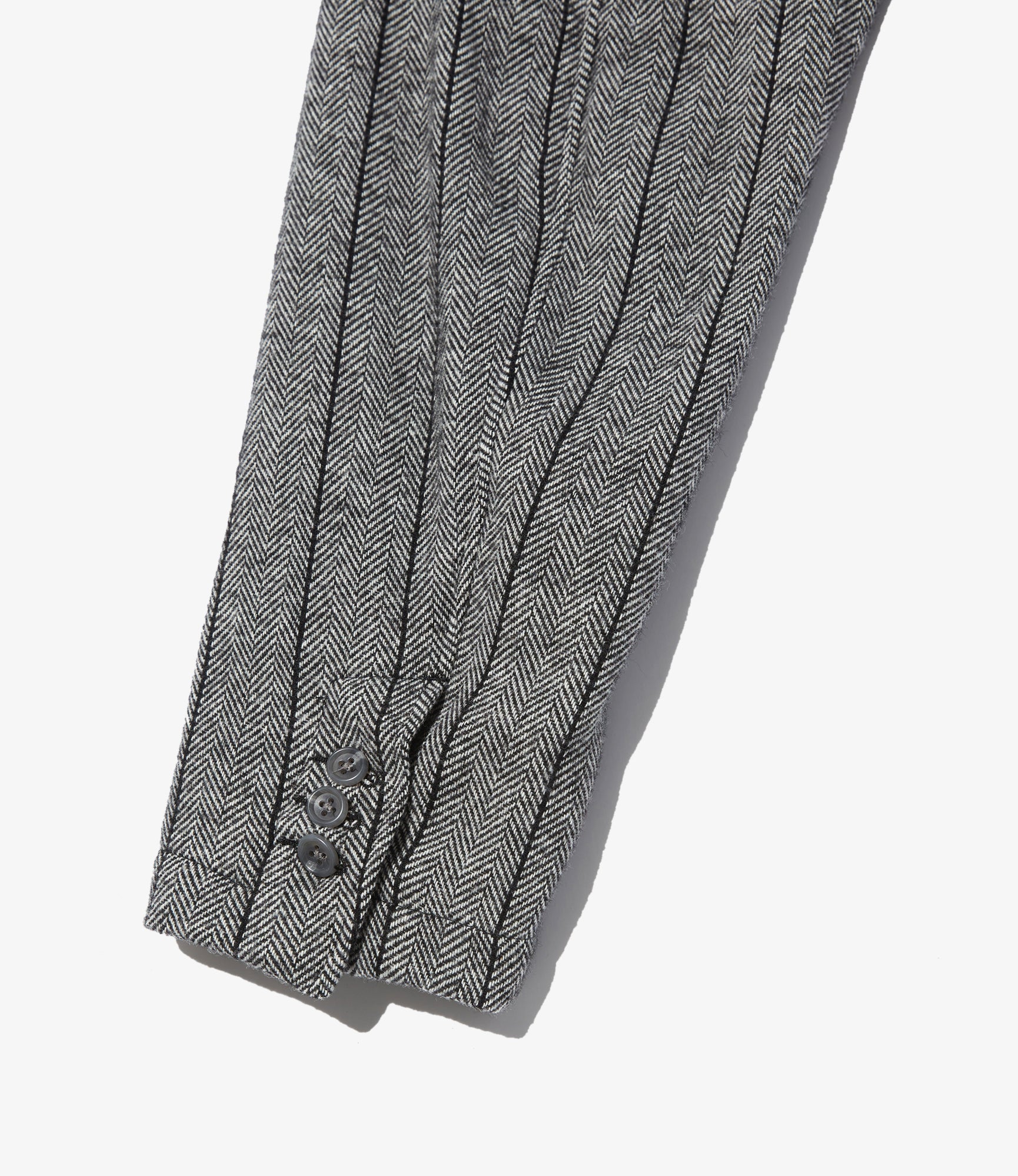 Loiter Jacket - Dk. Grey Wool Striped HB