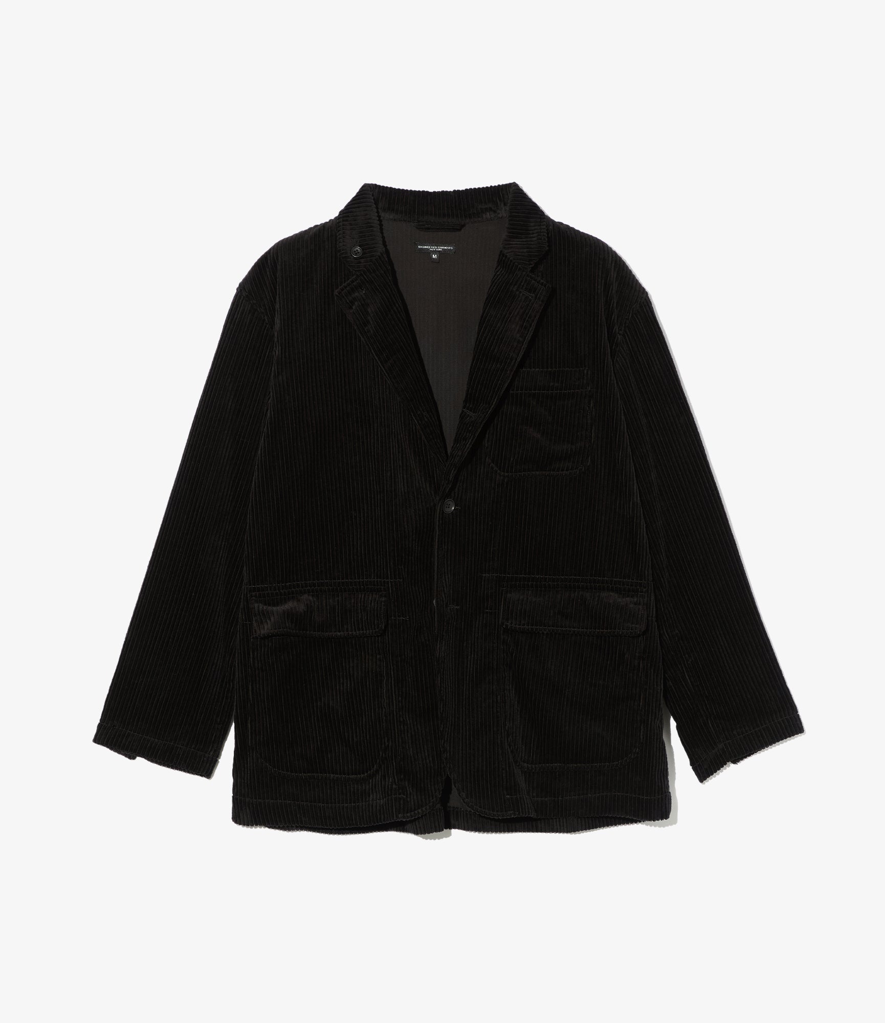 Loiter Jacket - Black Cotton 4.5W Corduroy