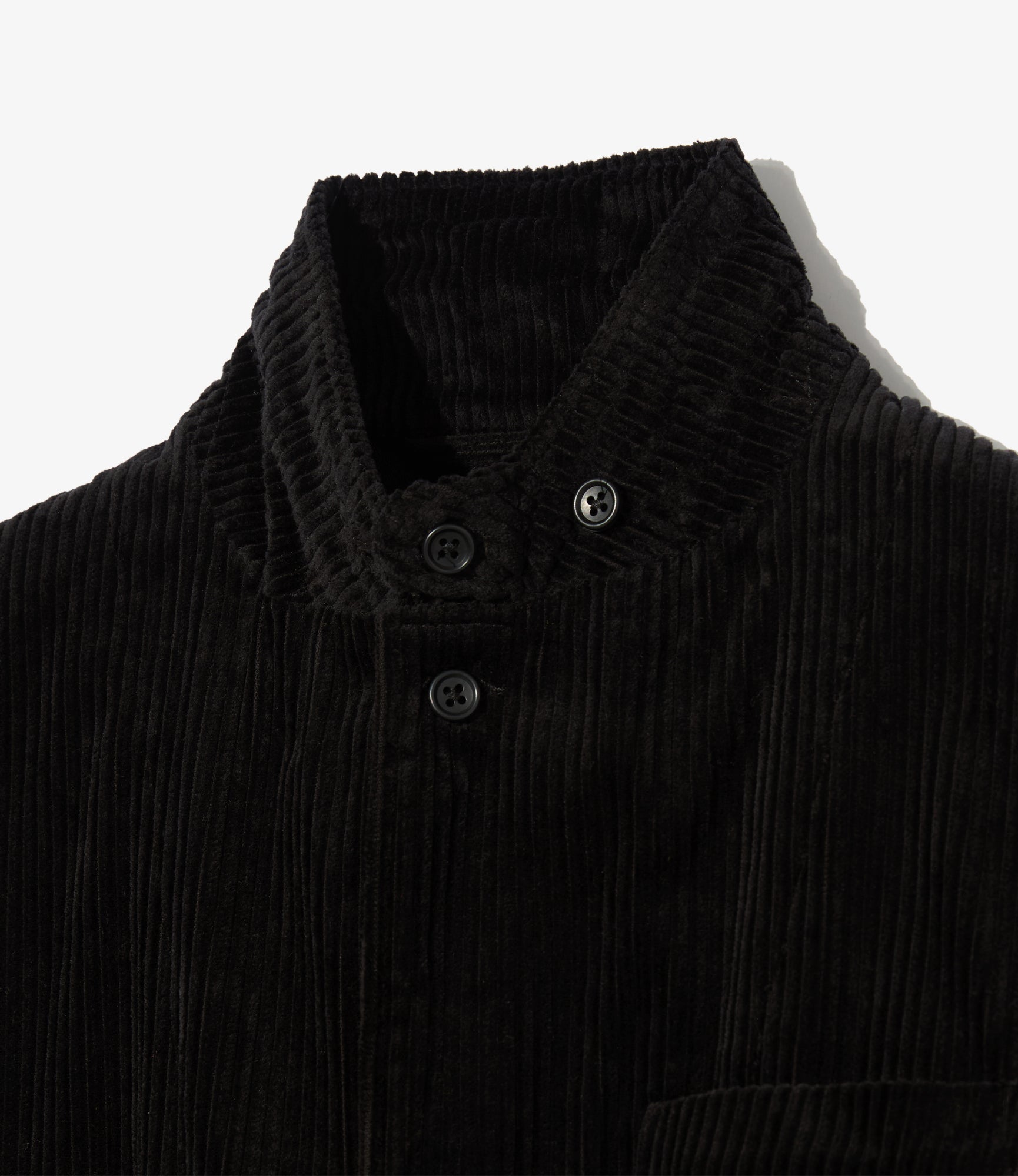 Loiter Jacket - Black Cotton 4.5W Corduroy