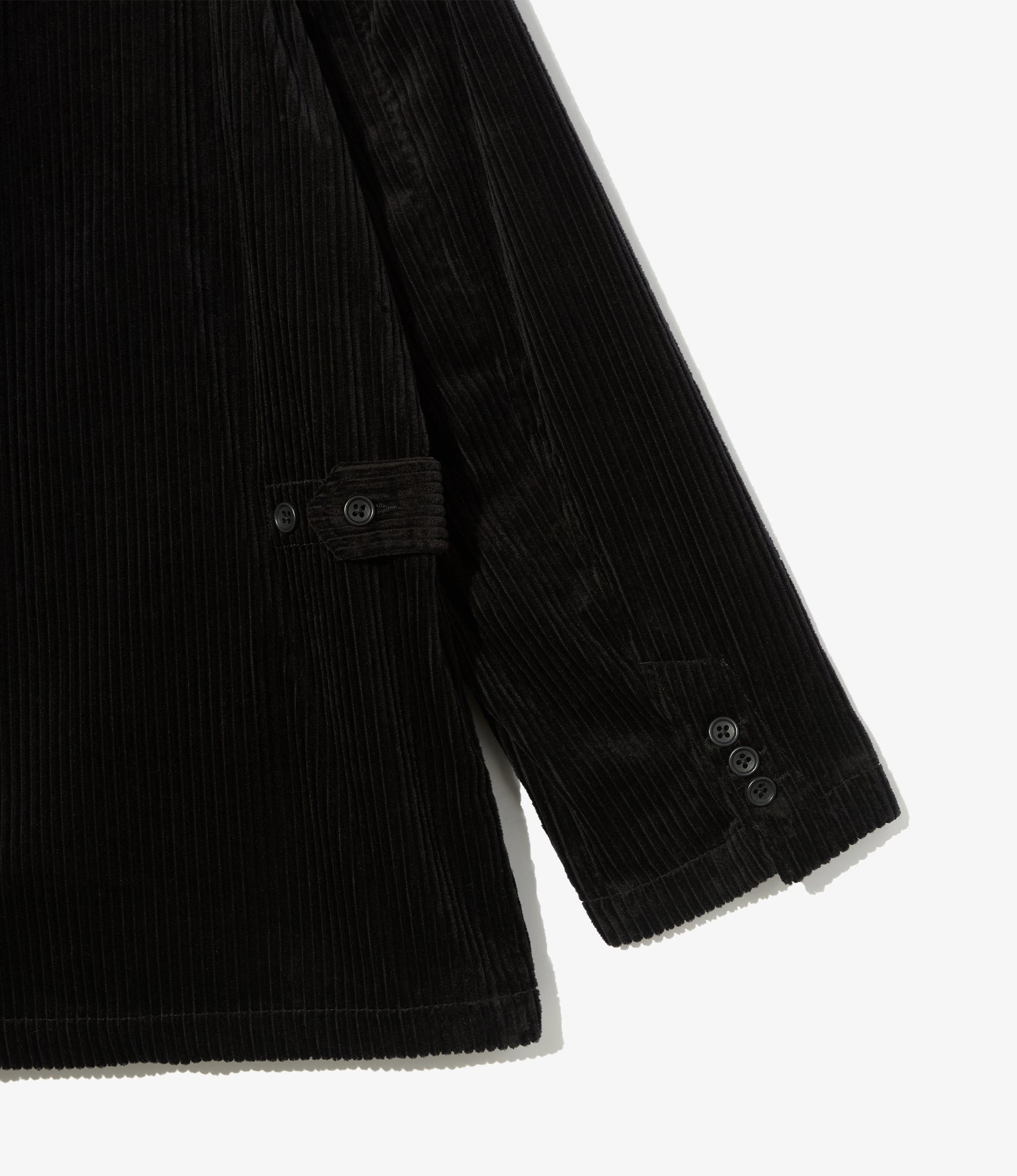 Loiter Jacket - Black Cotton 4.5W Corduroy