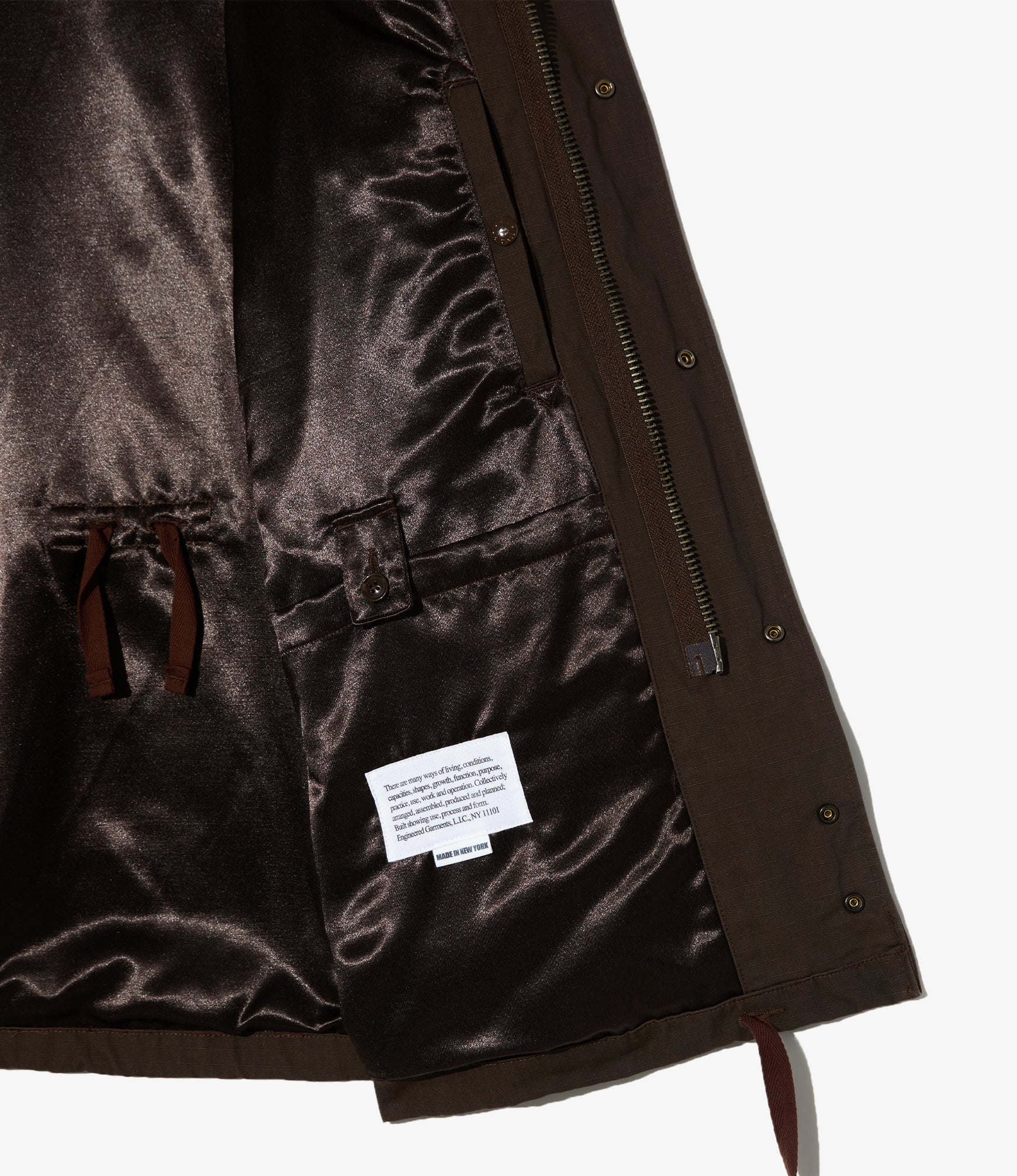M65 Field Jacket - Dk. Brown Heavyweight Cotton Ripstop