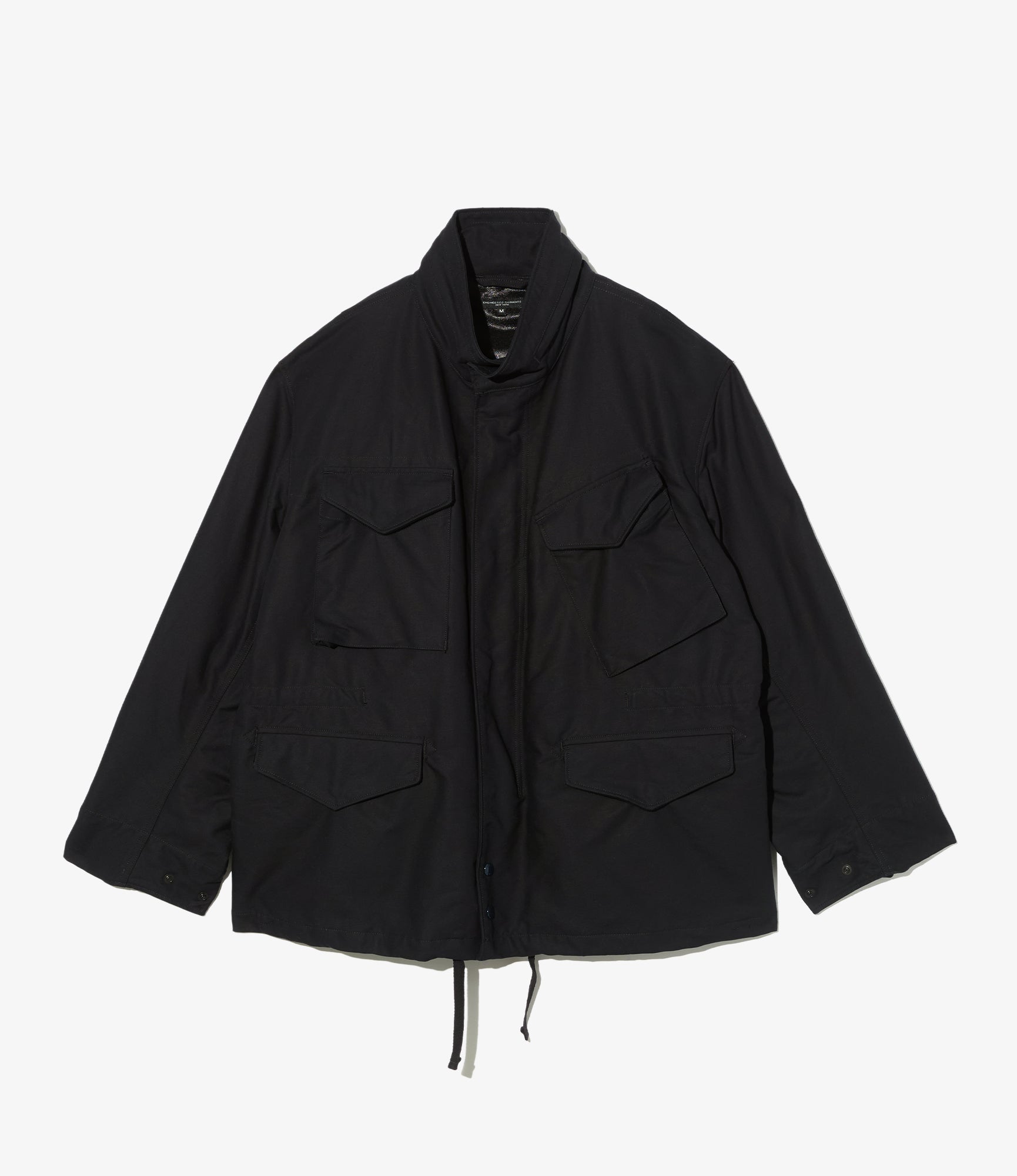 M65 Field Jacket - Black Cotton Double Cloth