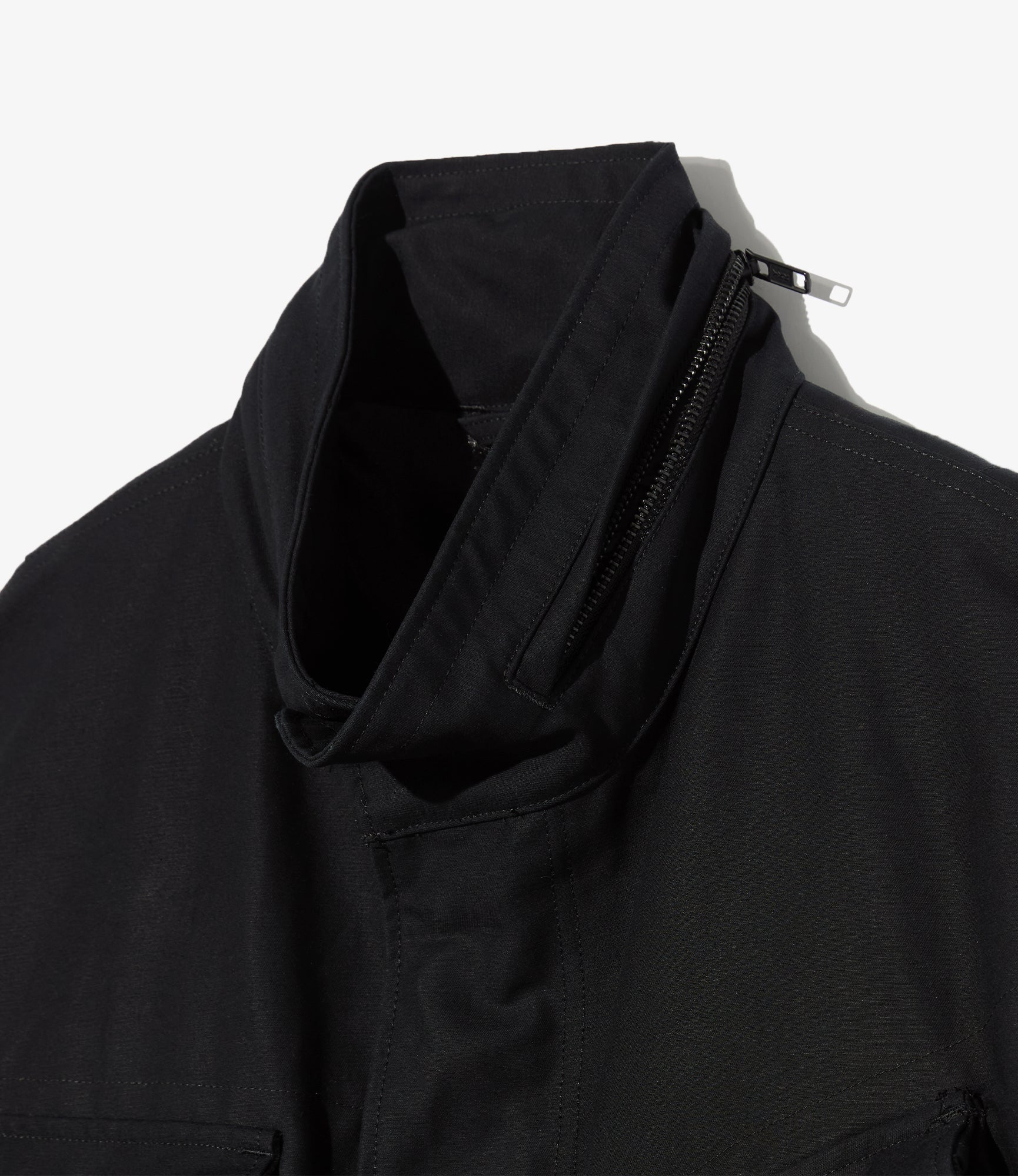M65 Field Jacket - Black Cotton Double Cloth