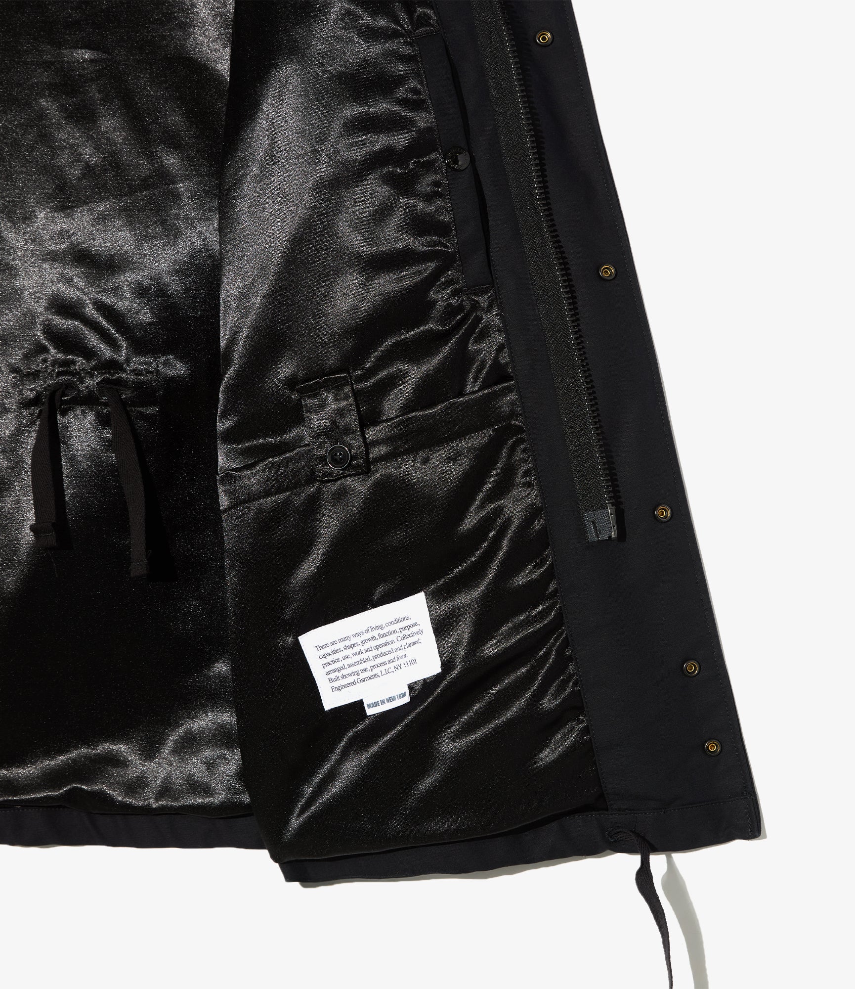 M65 Field Jacket - Black Cotton Double Cloth