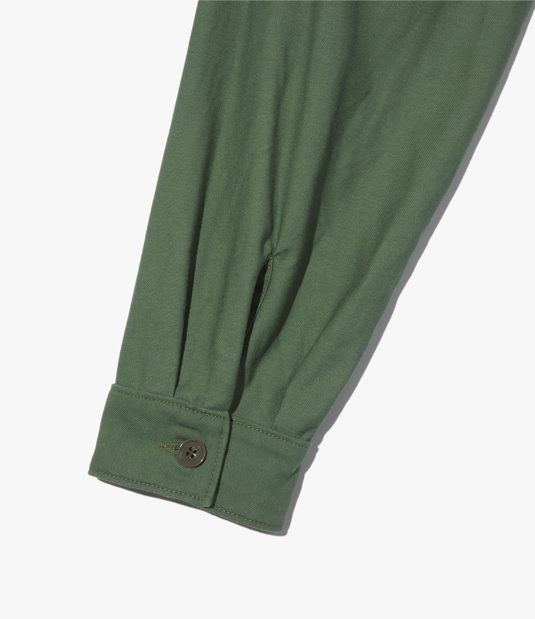 MC Jacket - Olive Cotton Reverse Sateen