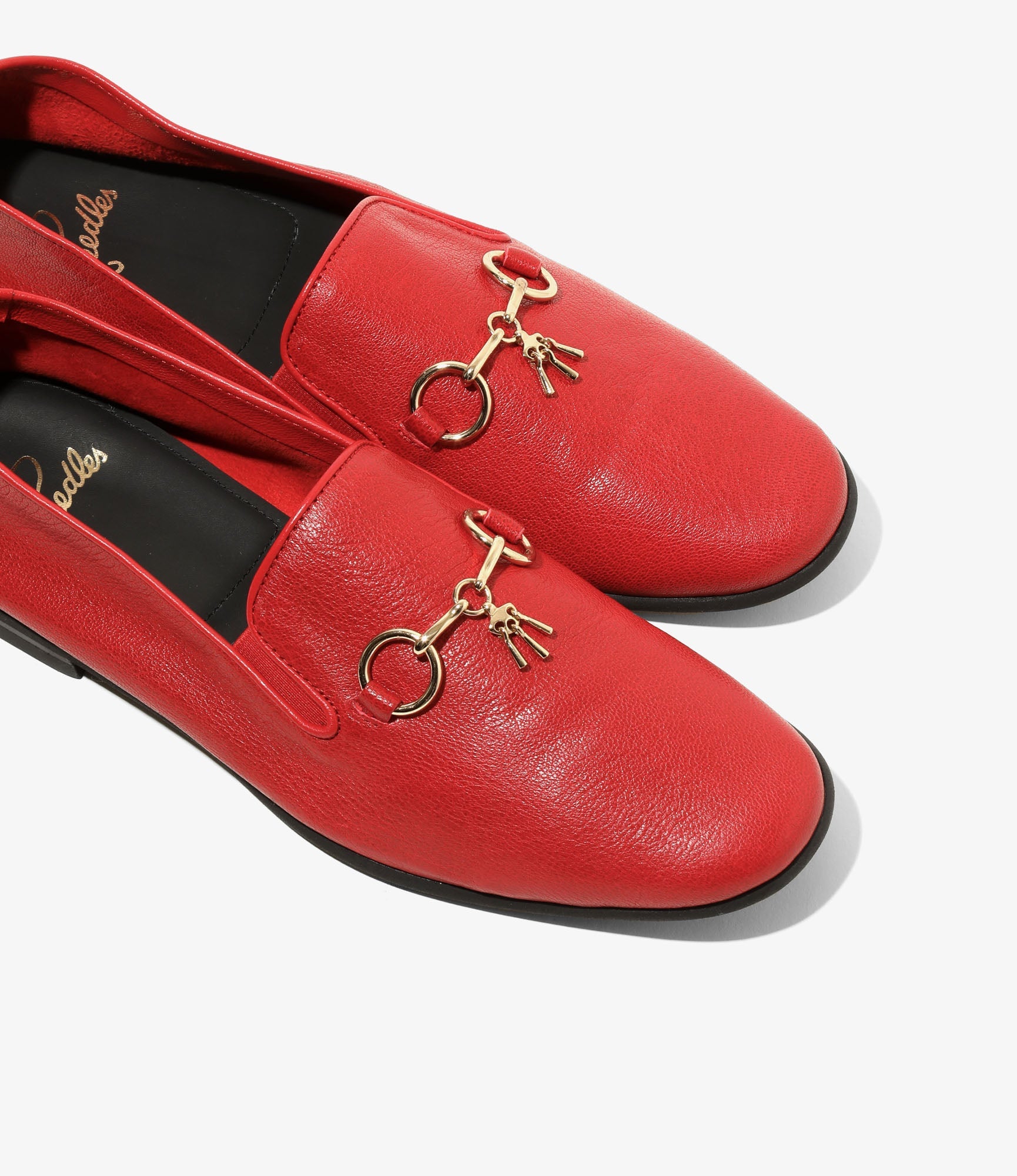 Tassel Bit Unlined Slip-On - Red