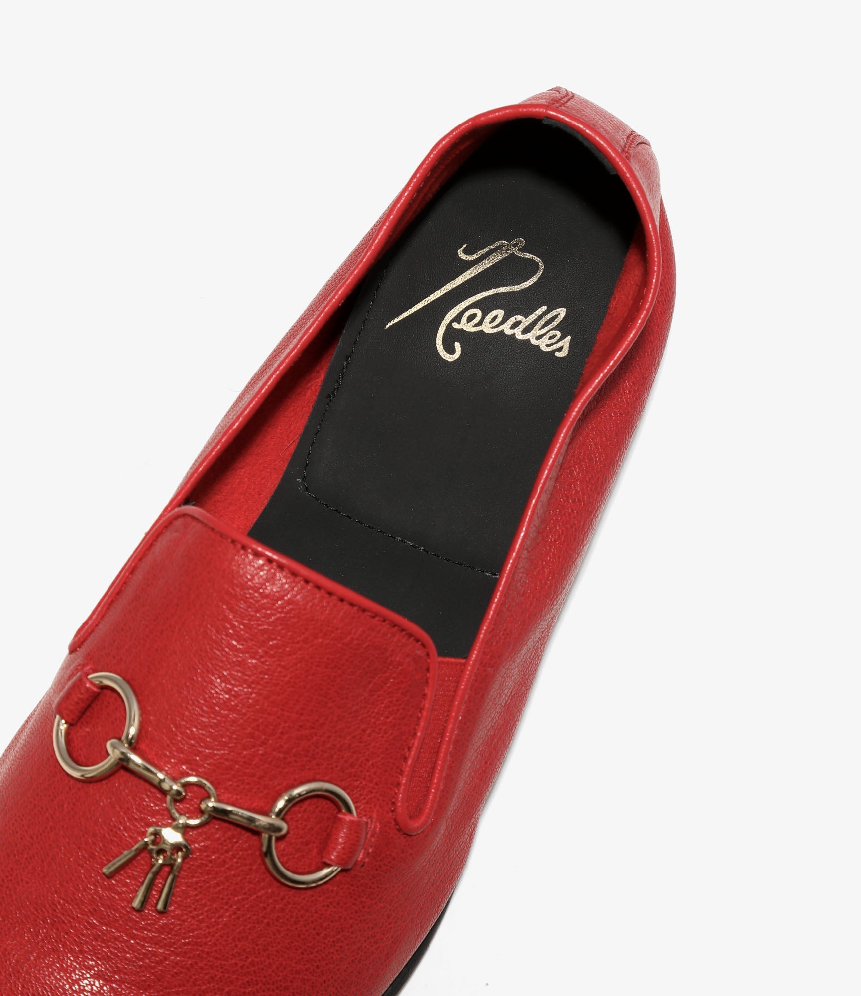 Tassel Bit Unlined Slip-On - Red