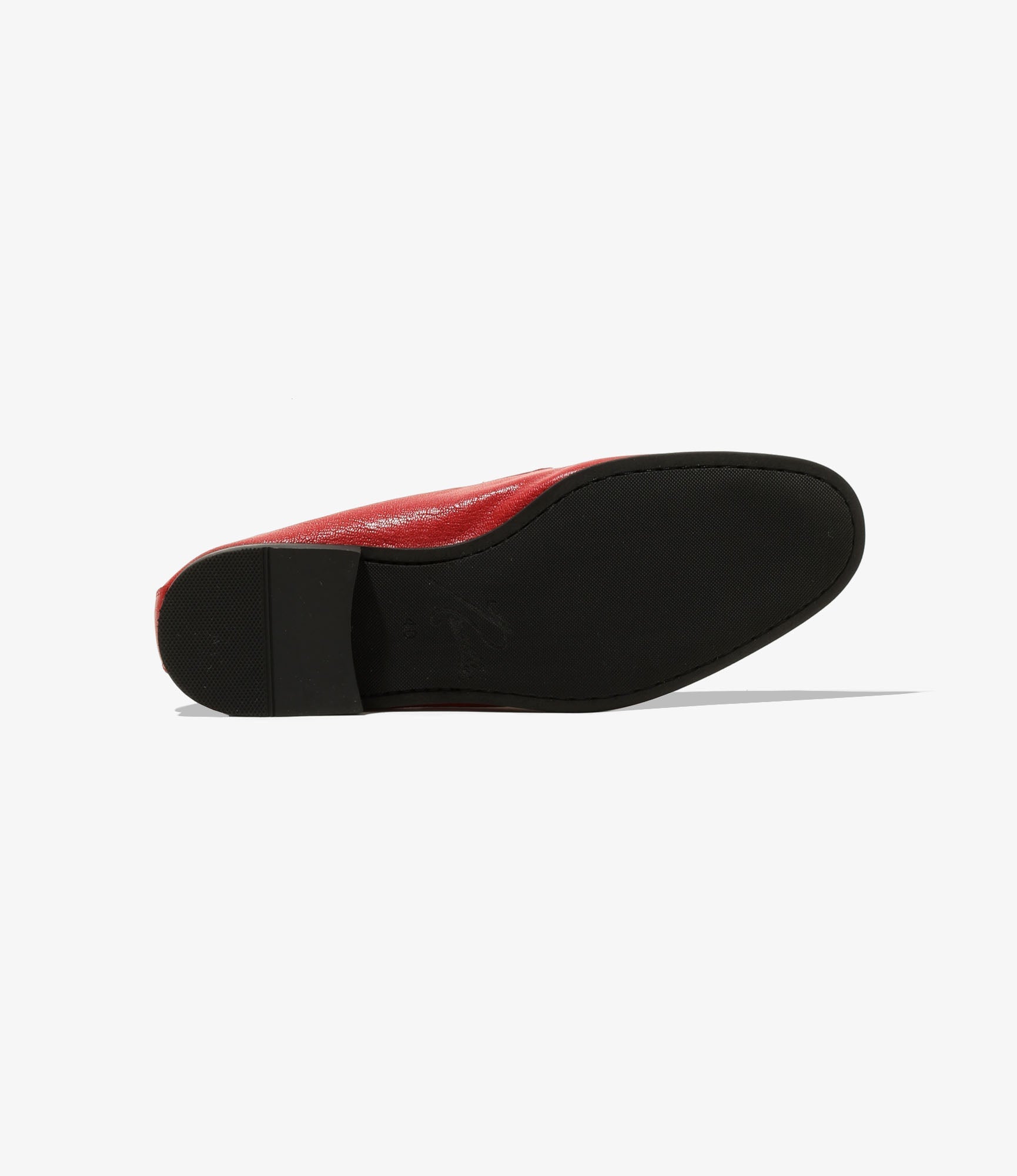 Tassel Bit Unlined Slip-On - Red