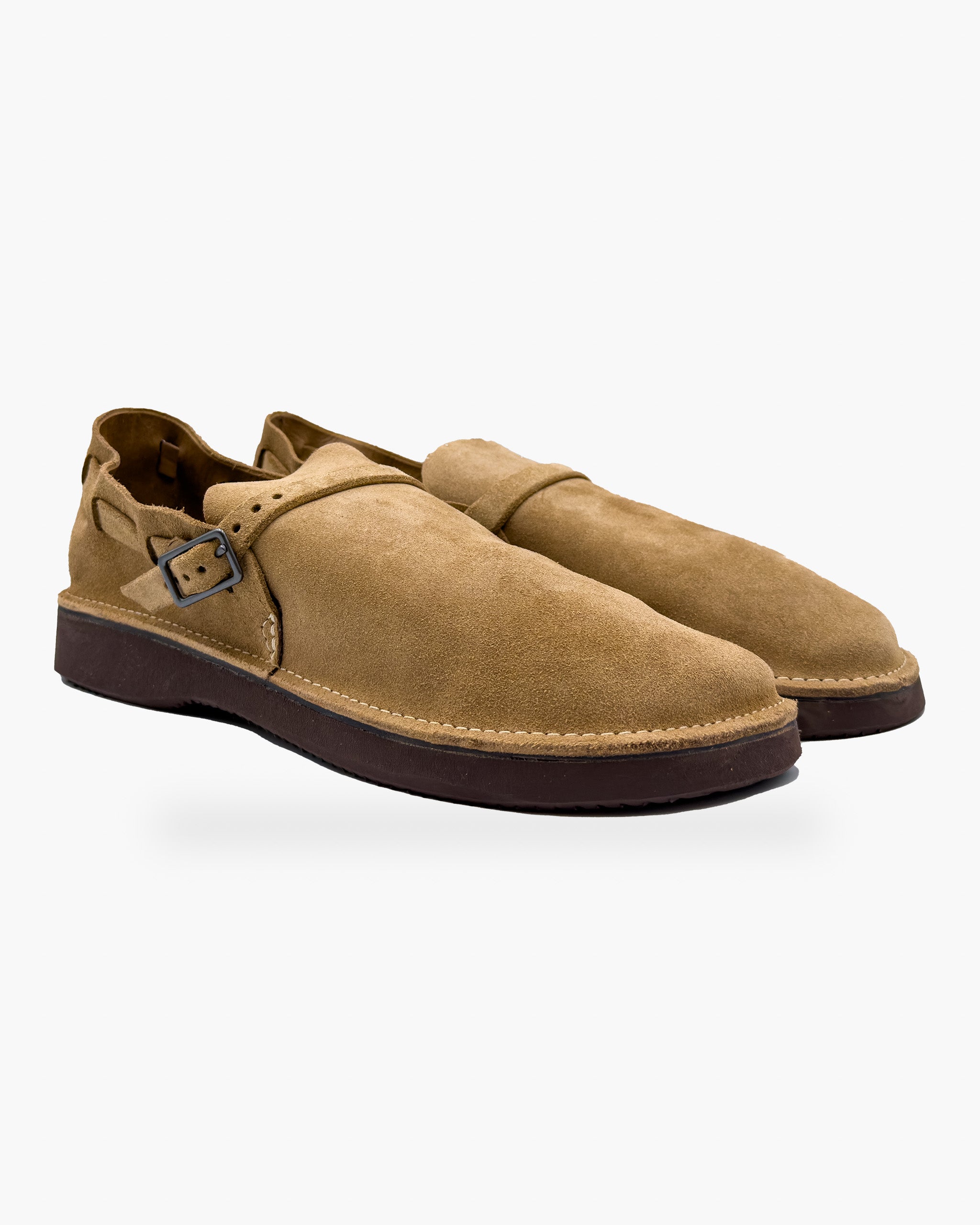 Nepenthes Los Angeles x Aurora Shoe Co. - Women's Middle English - Marine Field Roughout