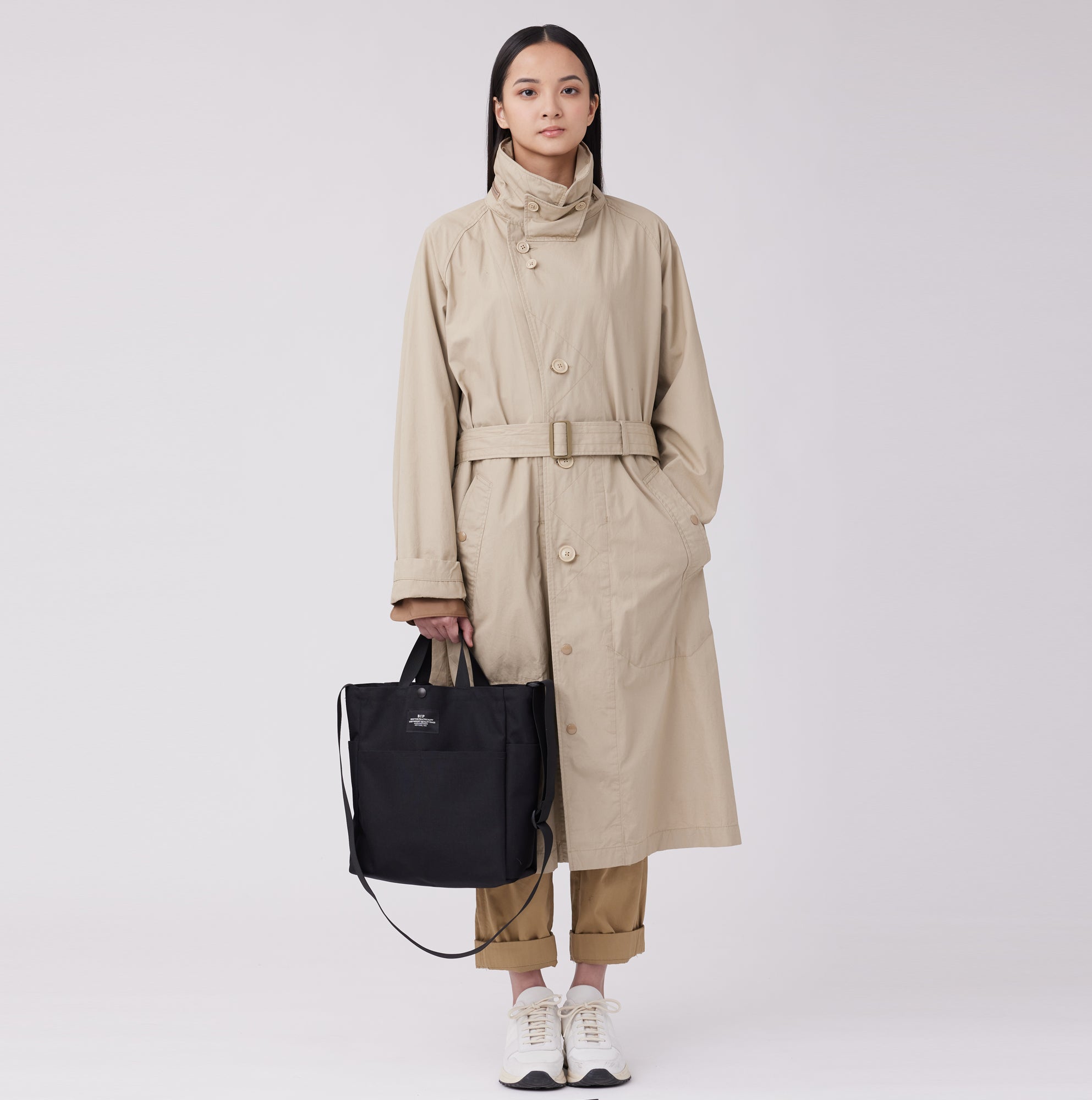 Multi-pocket Bag Medium - Black Canvas Nylon