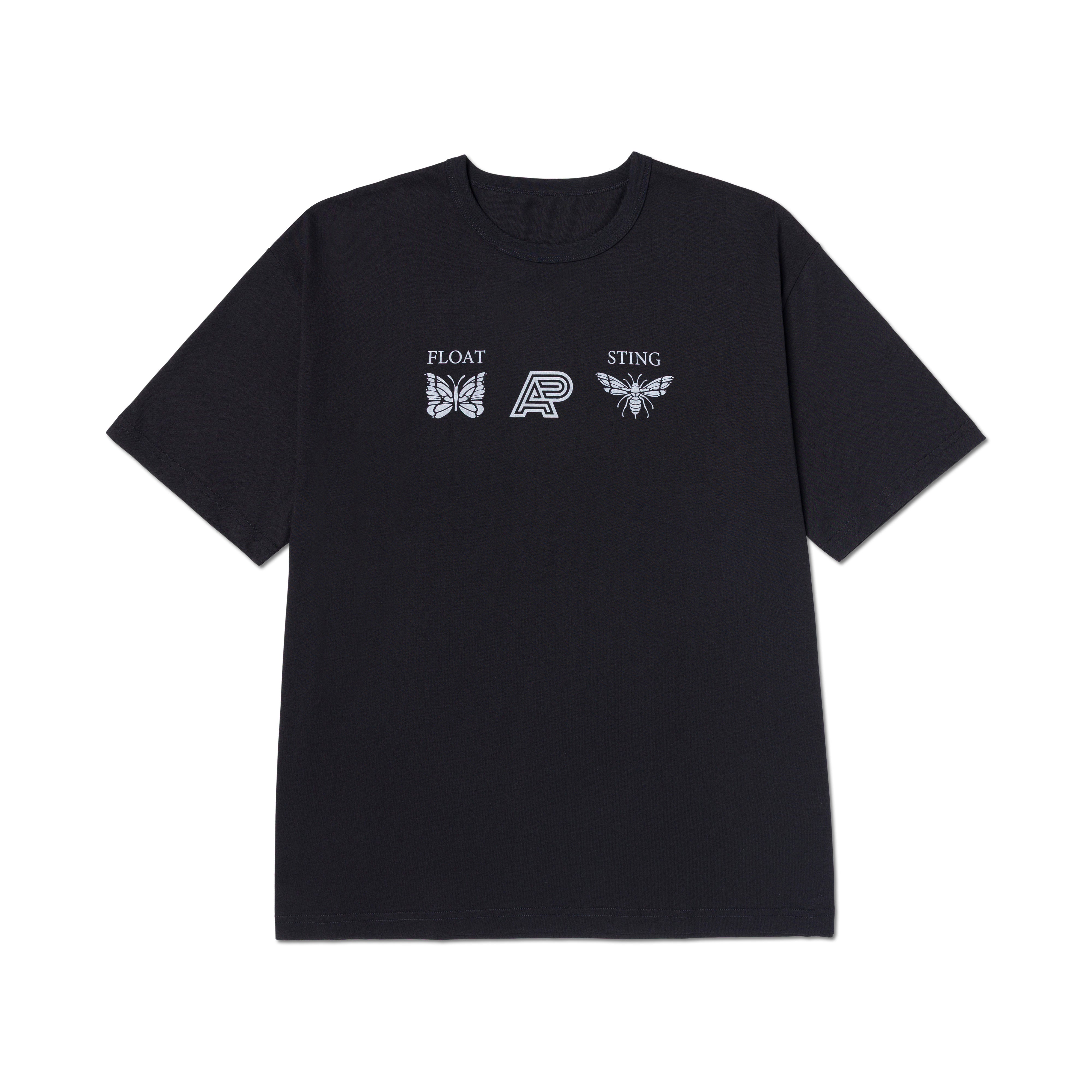 Needles x AP - T-Shirt - Black - Stack Logo