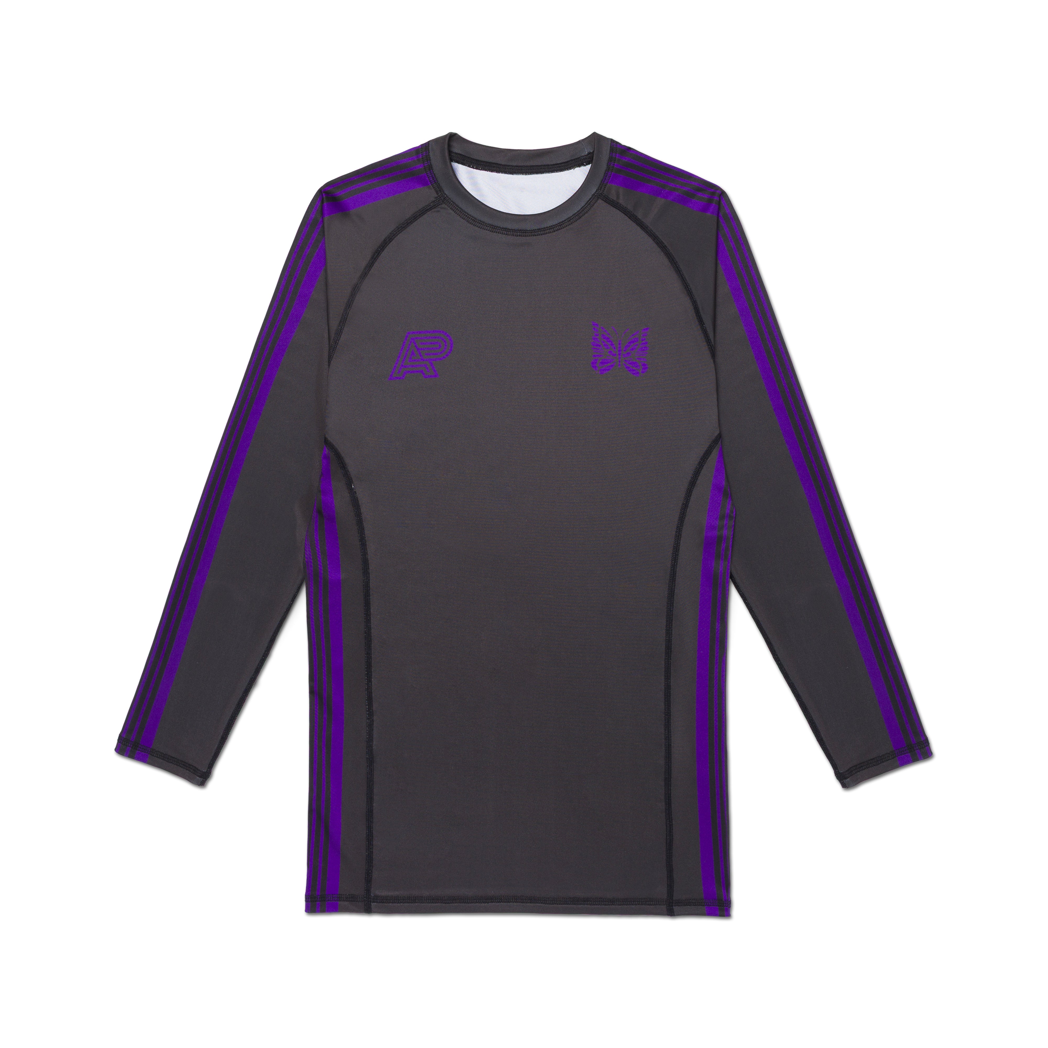 Needles x AP - L/S Rashguard - Purple/Phantom