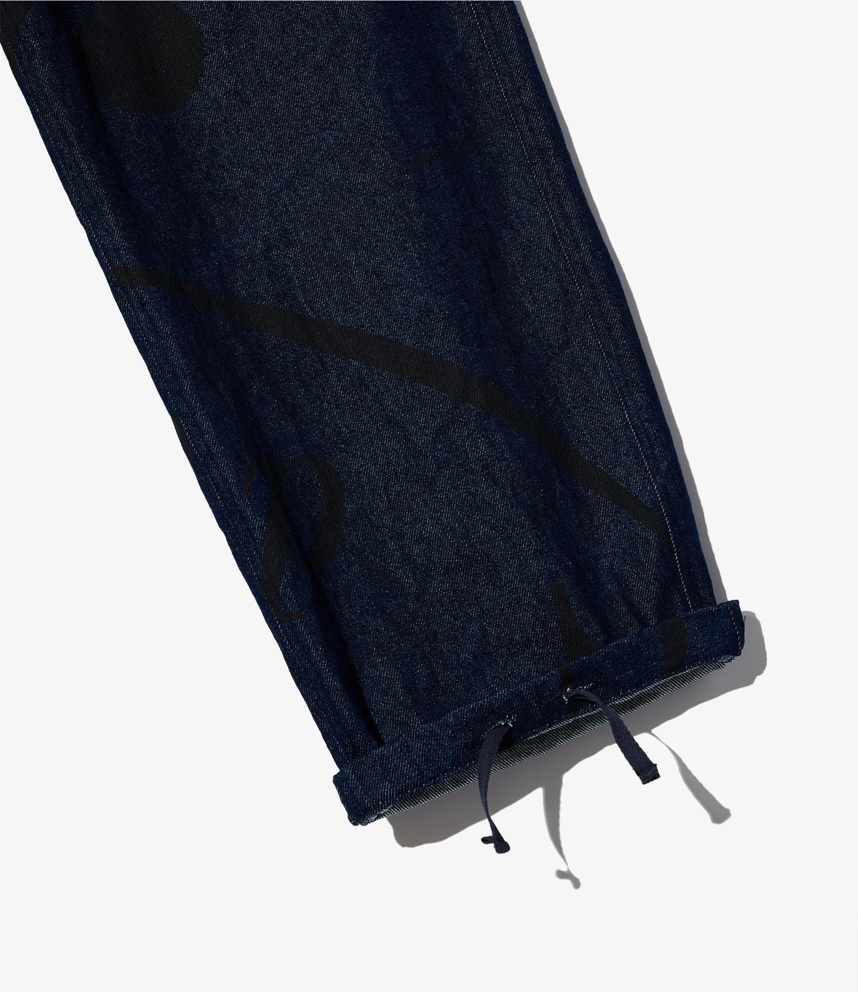 NNP Pant - Indigo Music Note Print 12oz Denim