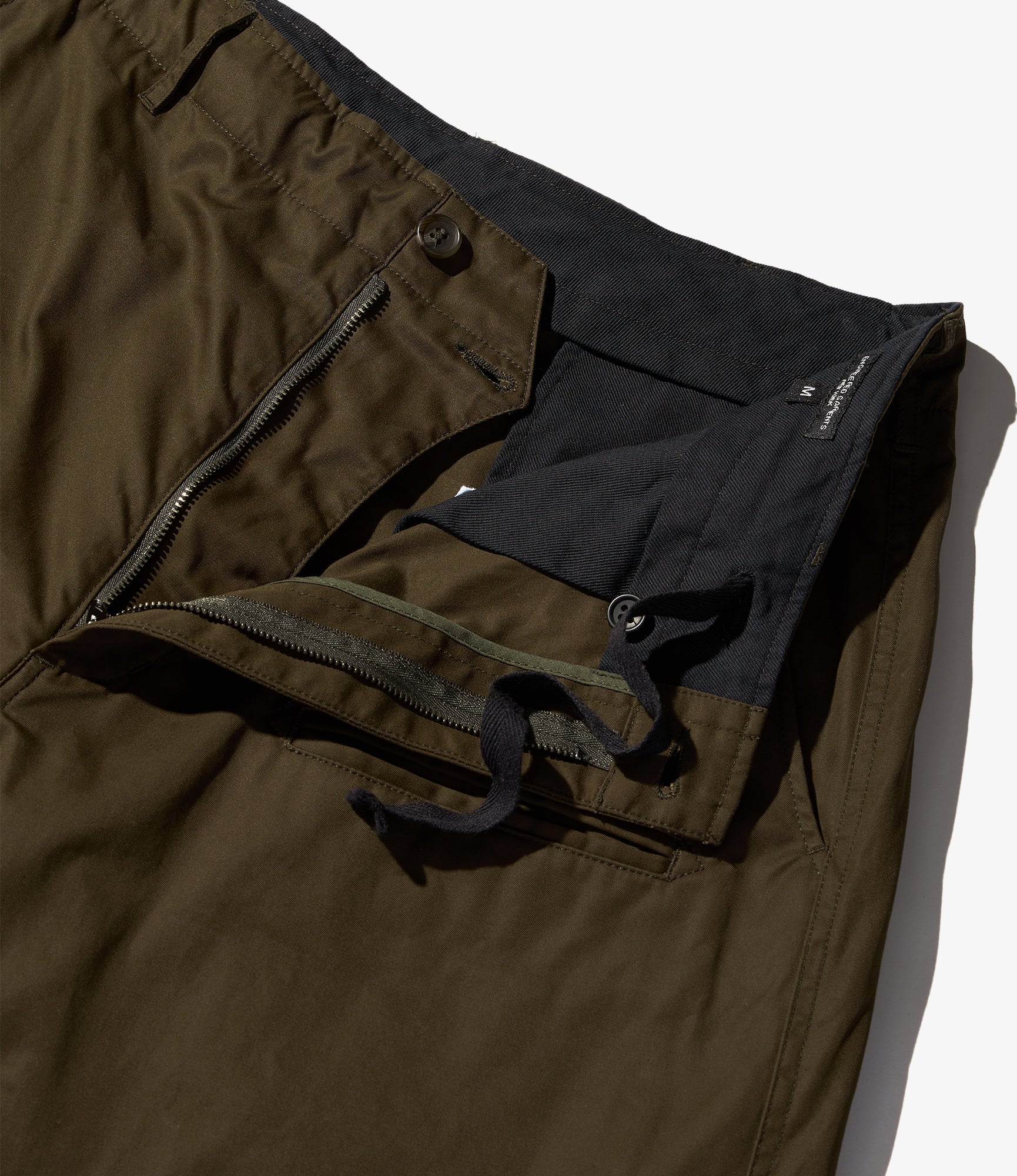 NNP Pant - Dk. Olive Cotton Ventile Twill