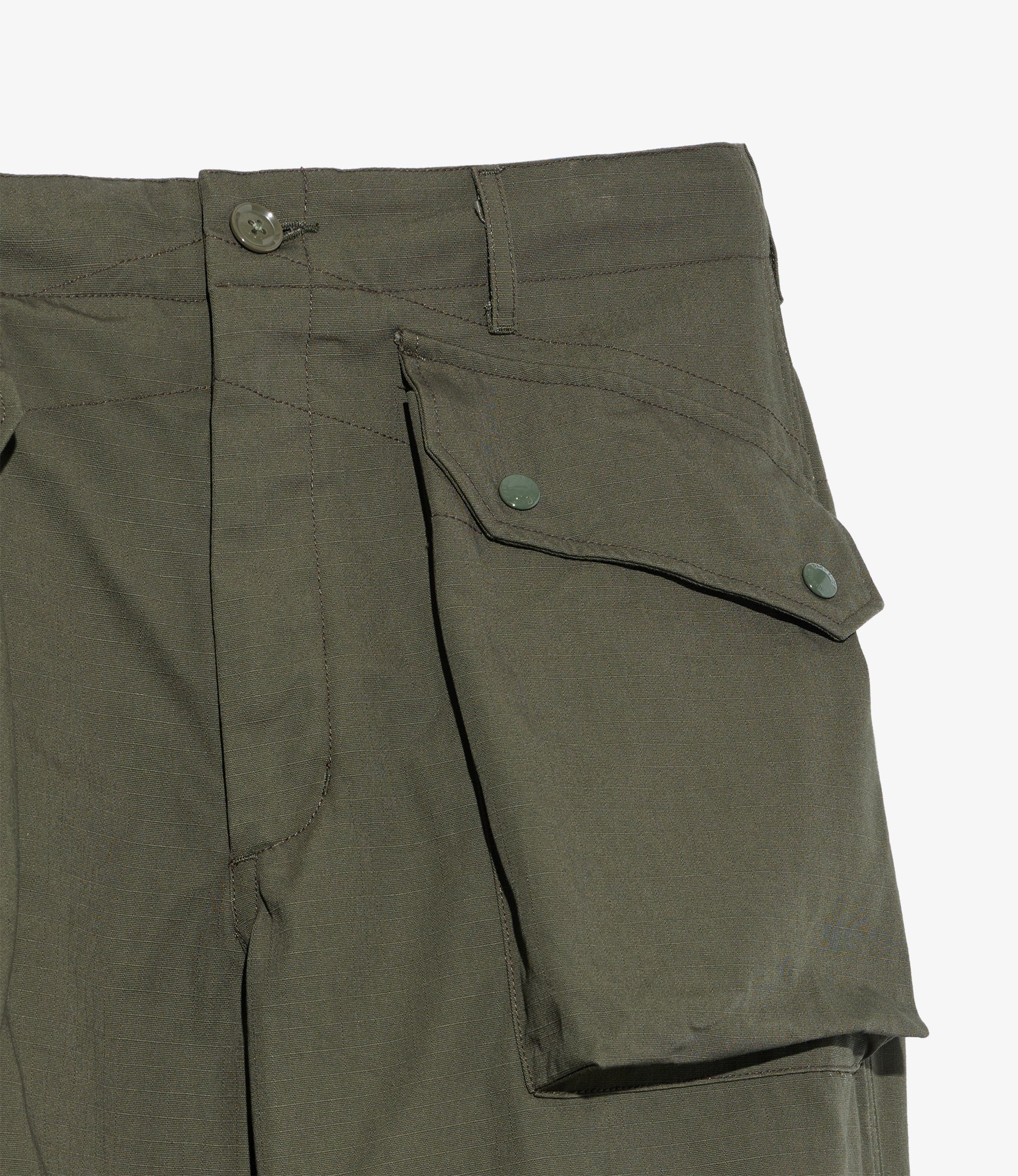 Norwegian Army Pant - Olive Heavyweight Cotton Ripstop