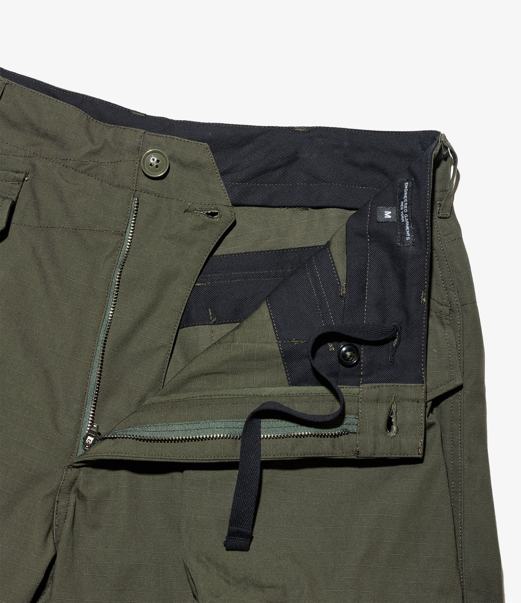 Norwegian Army Pant - Olive Heavyweight Cotton Ripstop