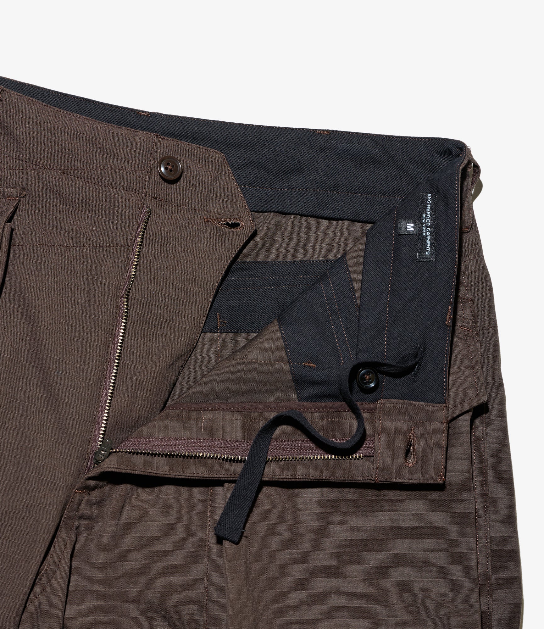 Norwegian Army Pant - Dk. Brown Heavyweight Cotton Ripstop