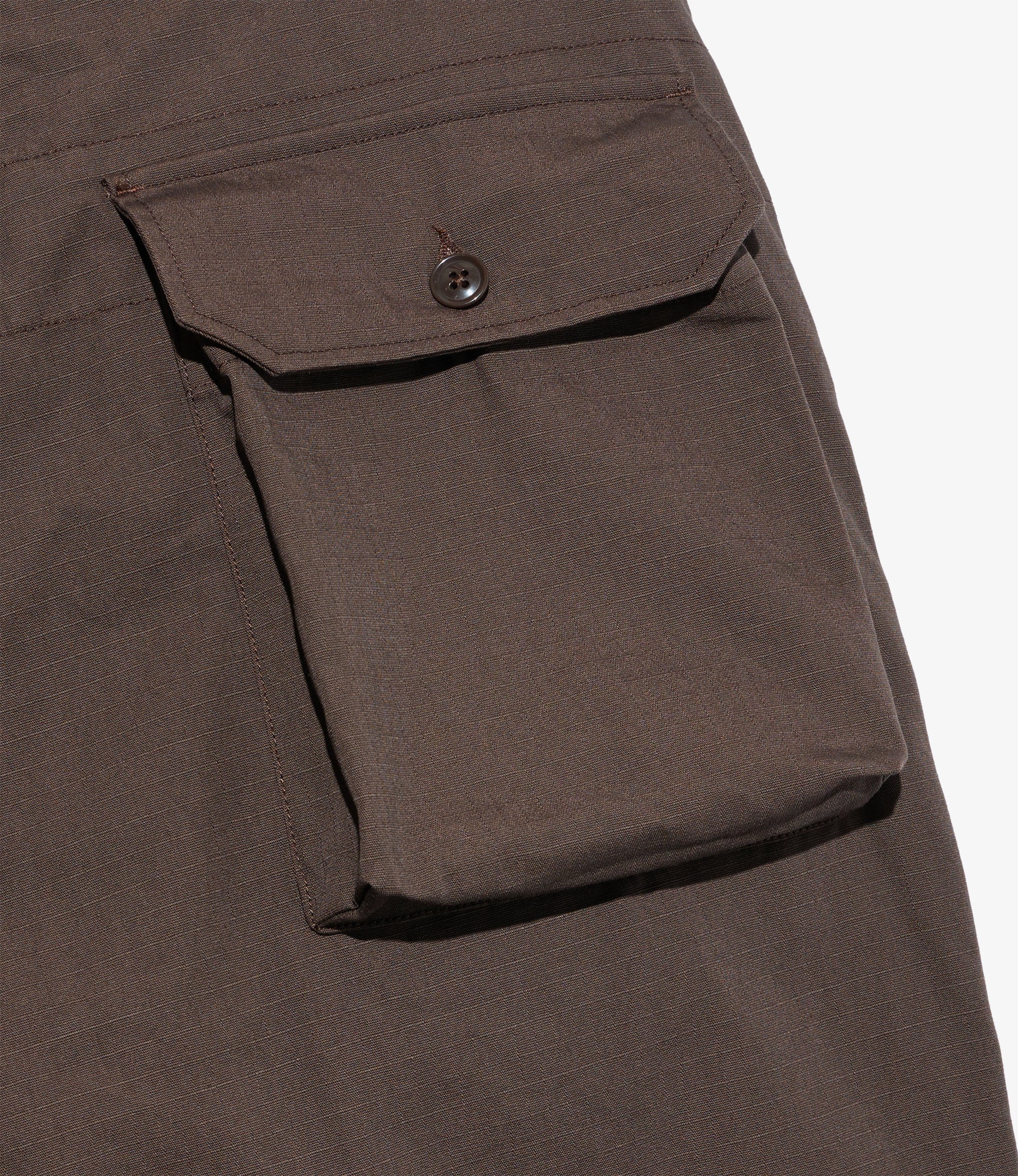 Norwegian Army Pant - Dk. Brown Heavyweight Cotton Ripstop
