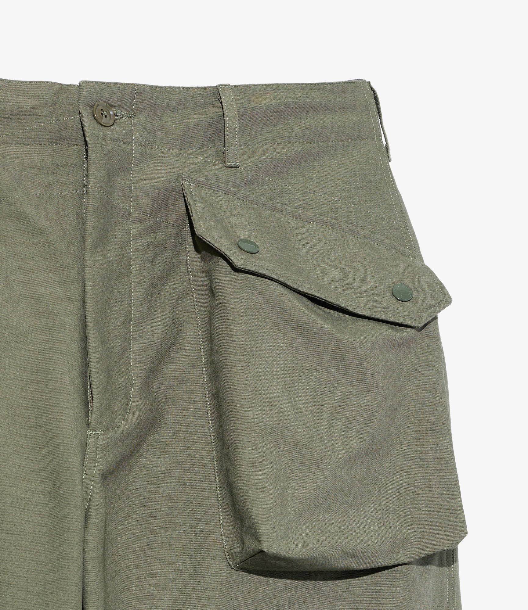 Norwegian Army Pant - Olive Cotton Double Cloth