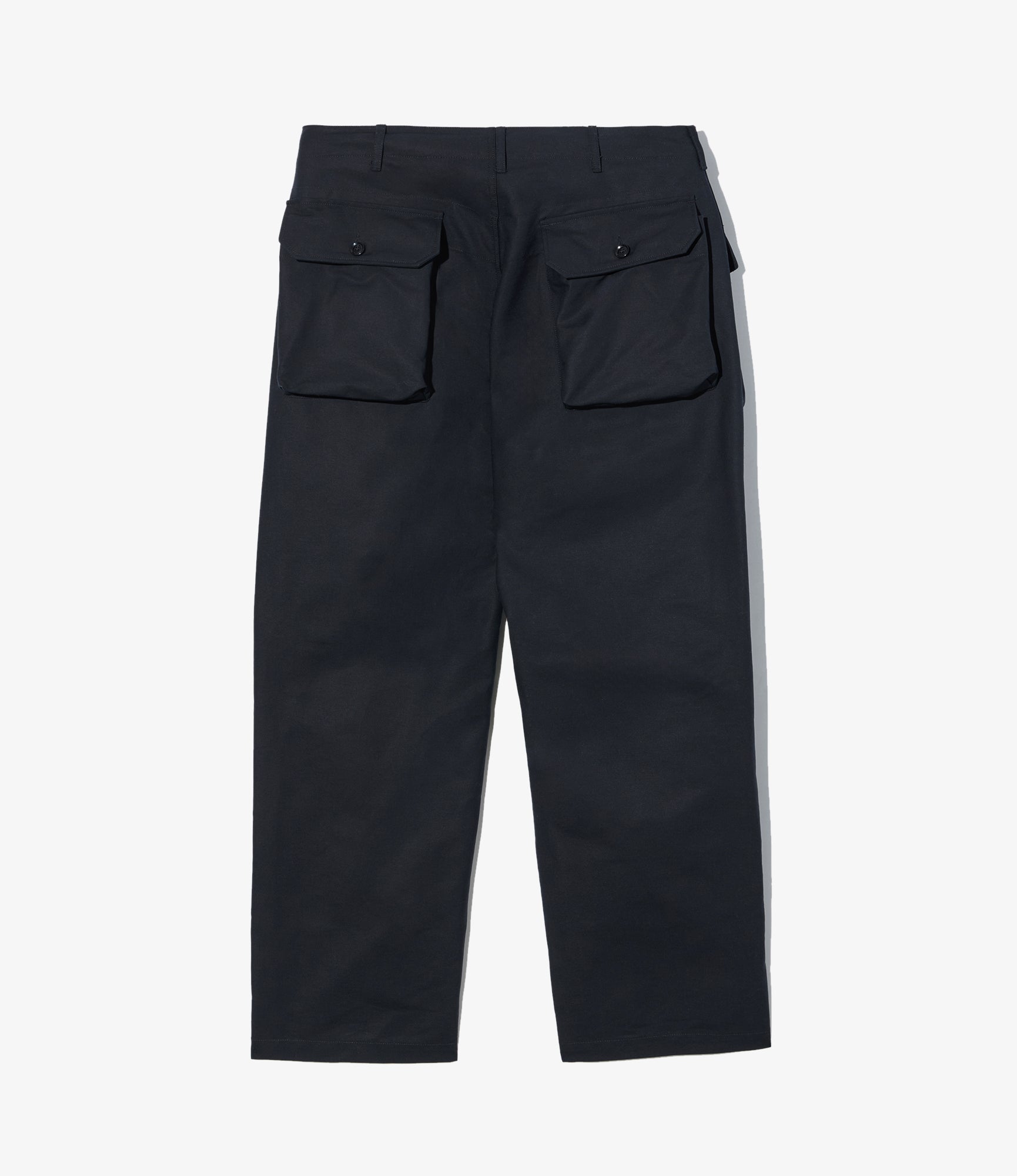 Norwegian Army Pant - Black Cotton Double Cloth