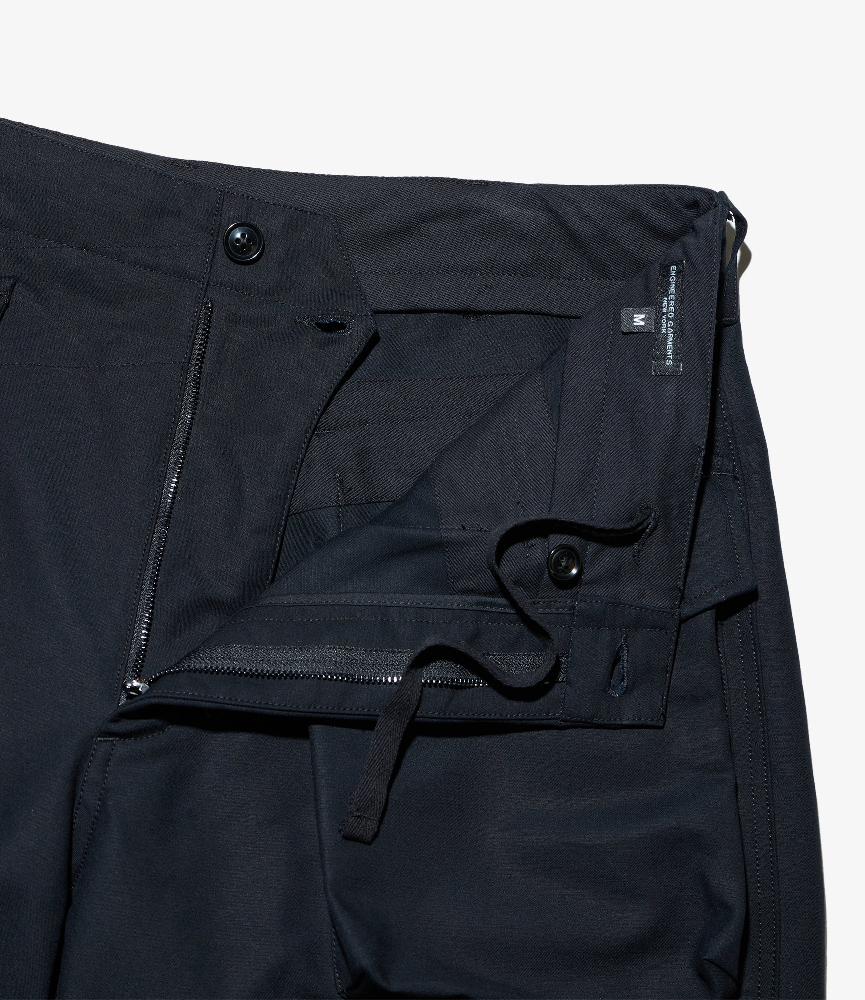 Norwegian Army Pant - Black Cotton Double Cloth