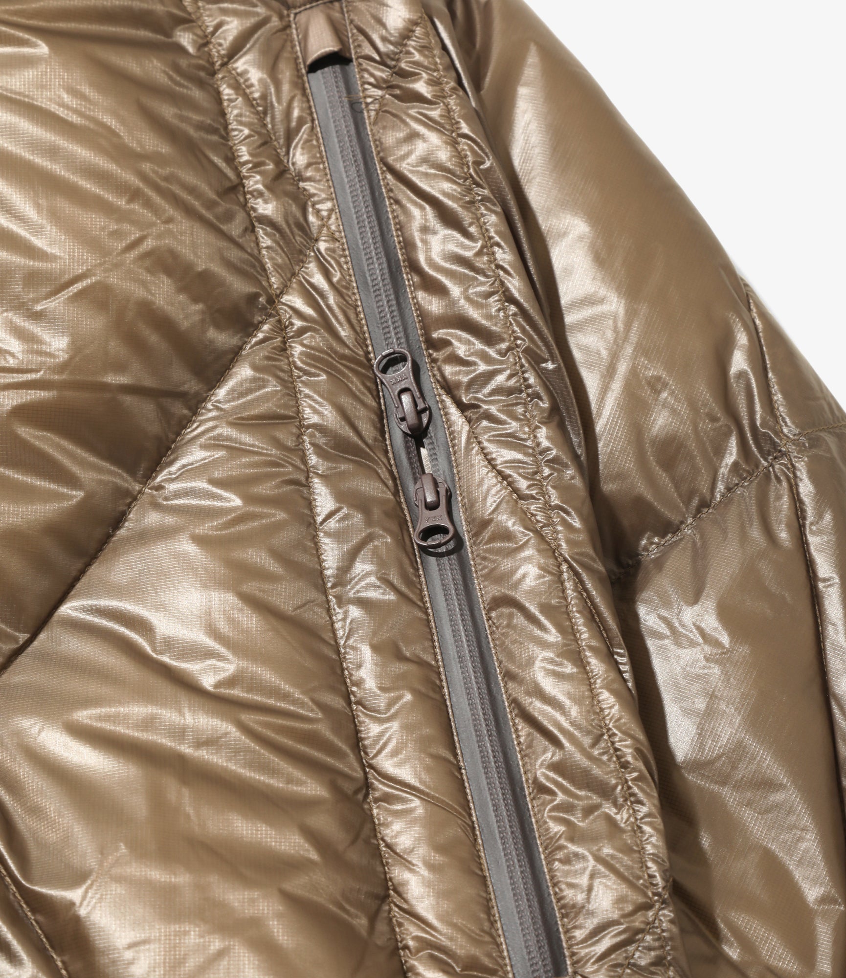 Engineered Garments x Nanga - Snap Shawl - Mocha -Nylon