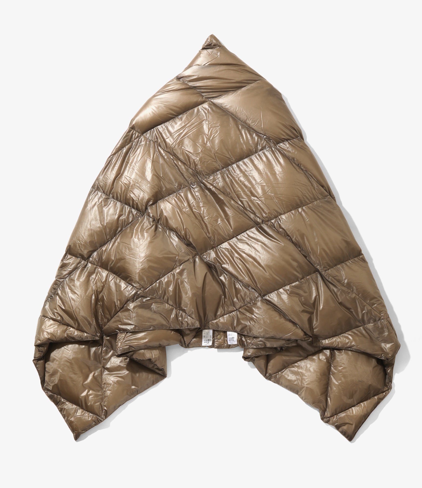 Engineered Garments x Nanga - Snap Shawl - Mocha -Nylon