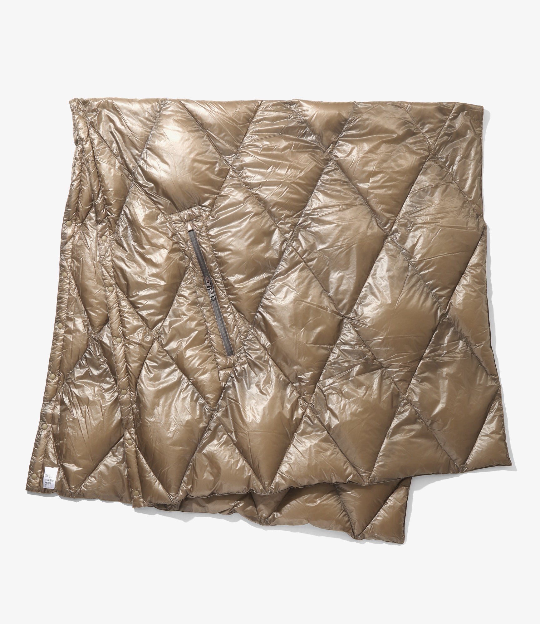 Engineered Garments x Nanga - Snap Shawl - Mocha -Nylon