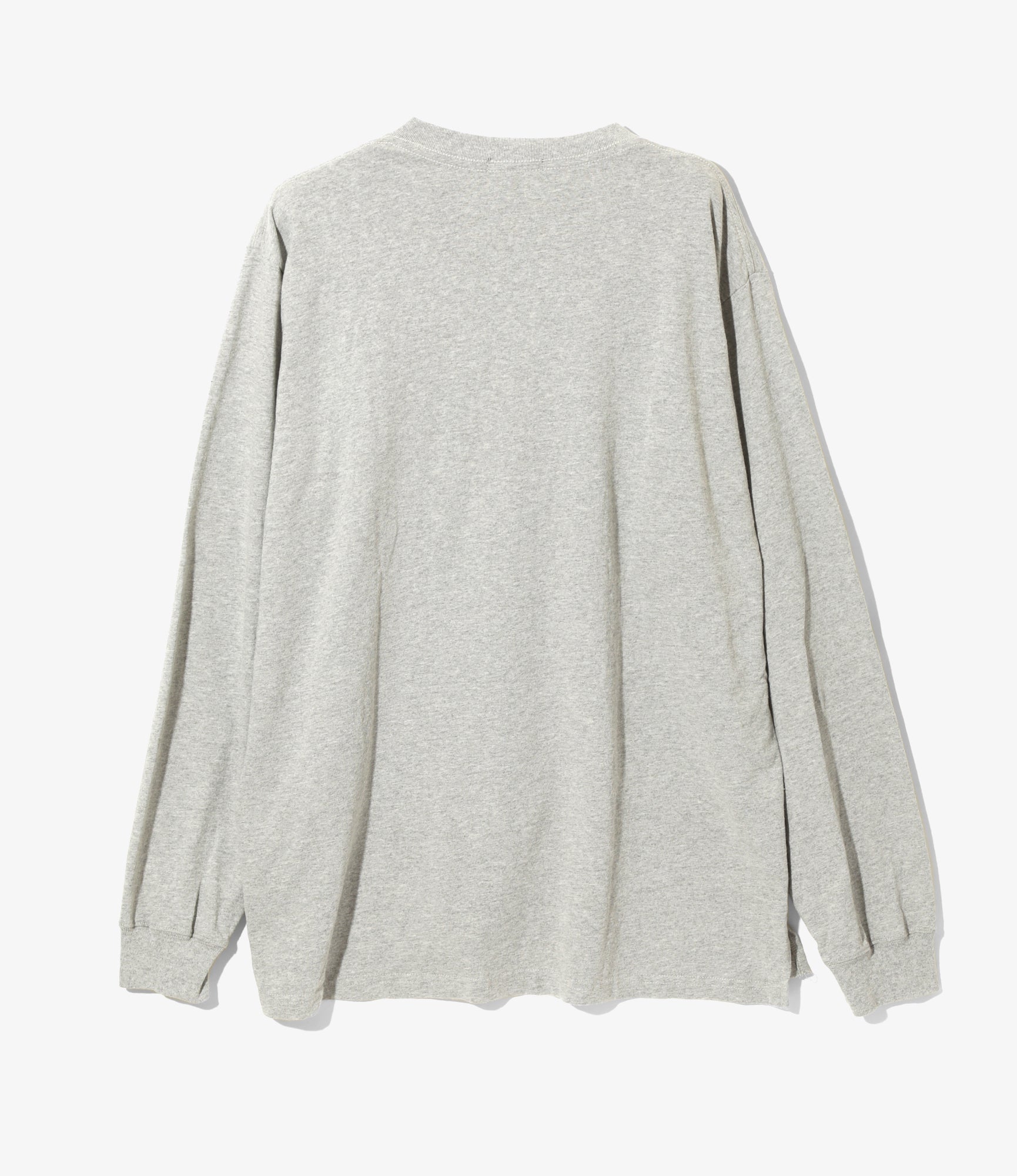 Nepenthes Special - L/S Crew Neck Tee - Heather Grey