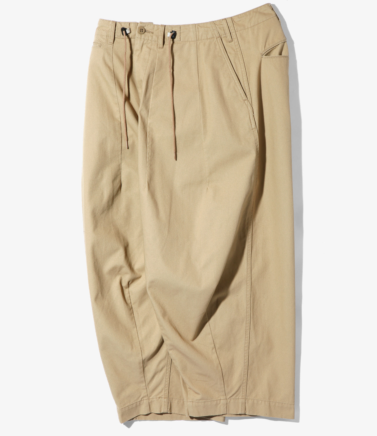 Needles Women's H.D. Pant - Khaki - Military, women's pants, detail view