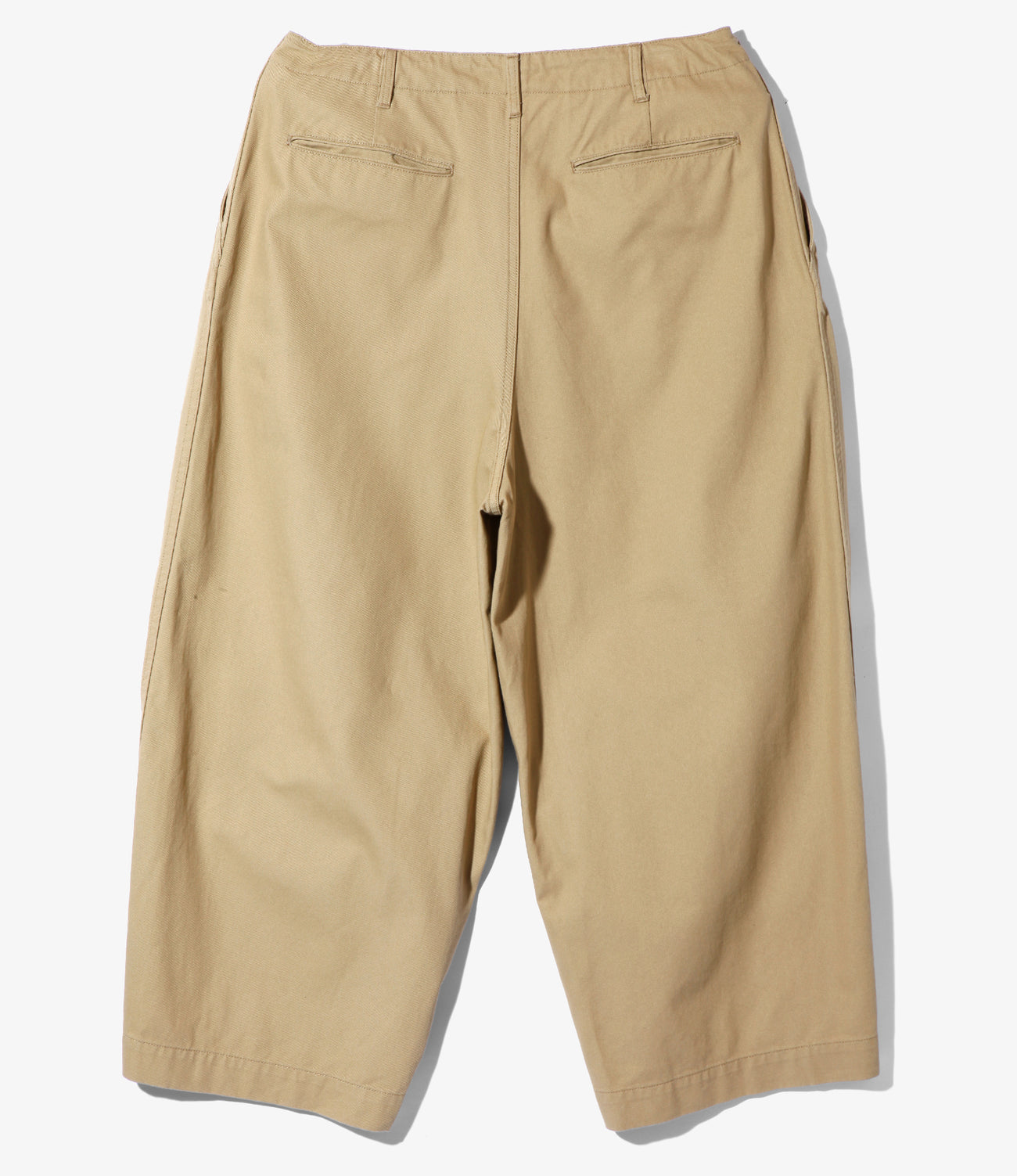 Needles Women's H.D. Pant - Khaki - Military, women's pants, close-up detail