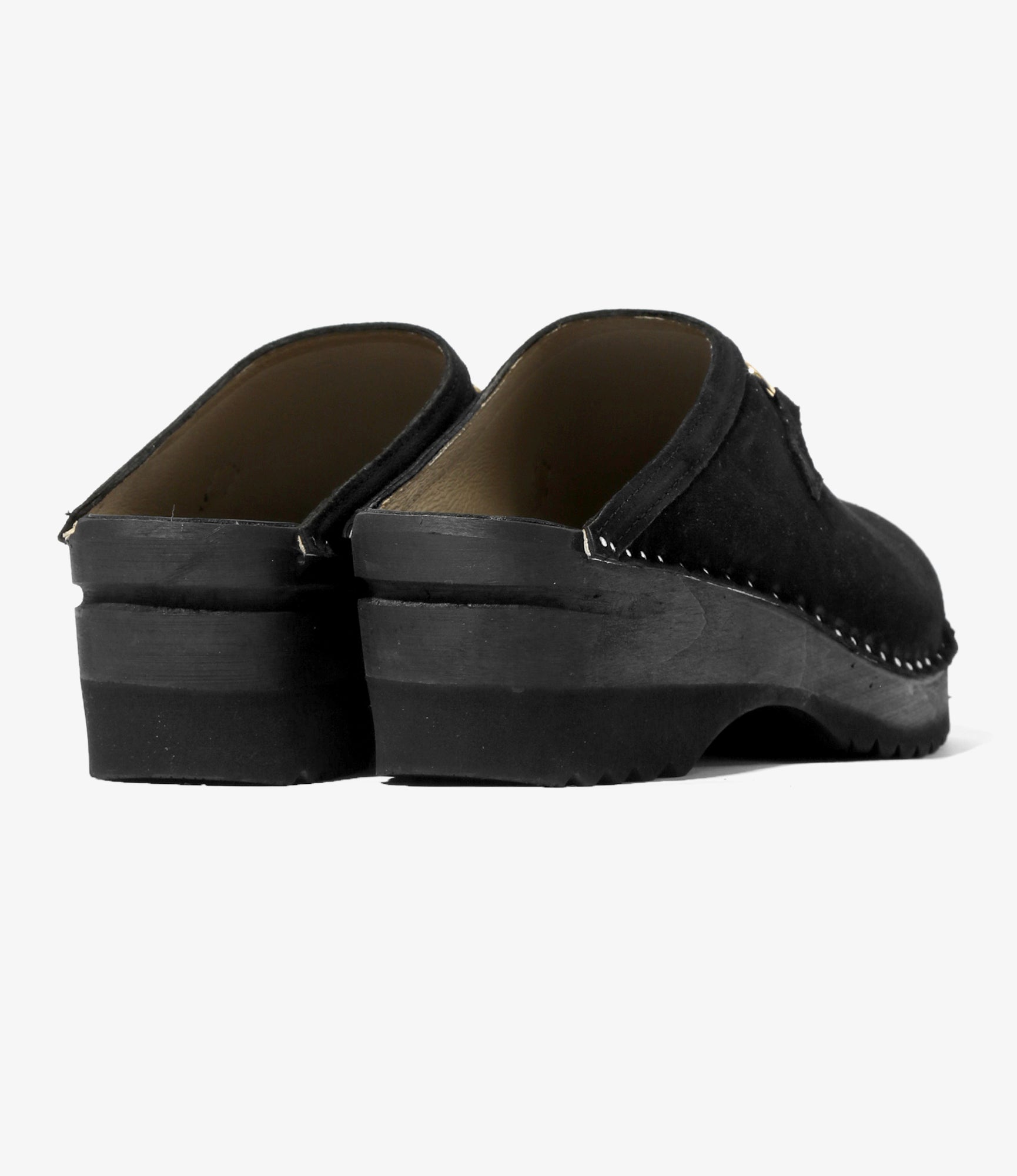 Needles x Troentorp - Swedish Clog Monet w/Bit - Black / Rough Out