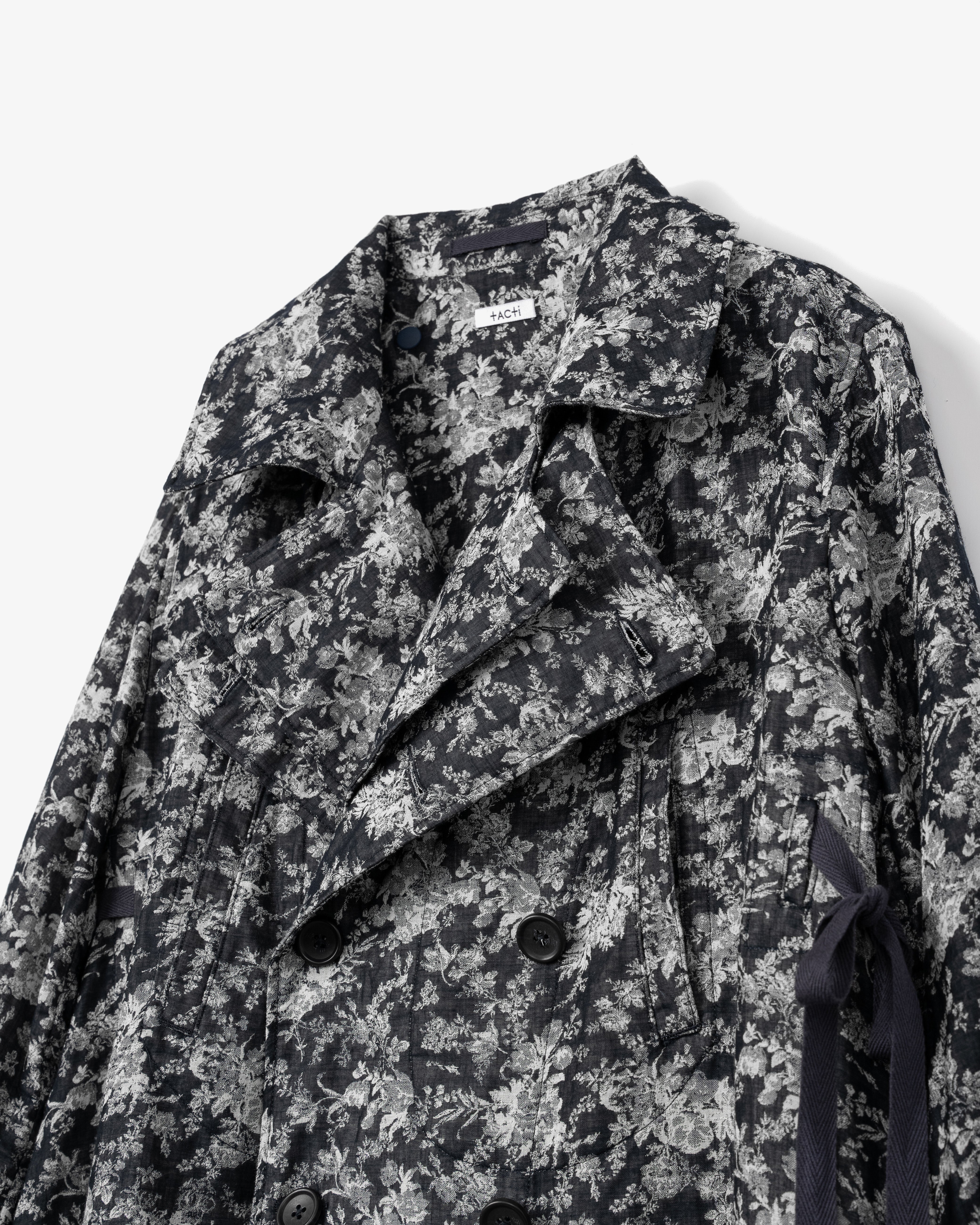 Women's Pea Dress - Navy Floral Jq. Cotton