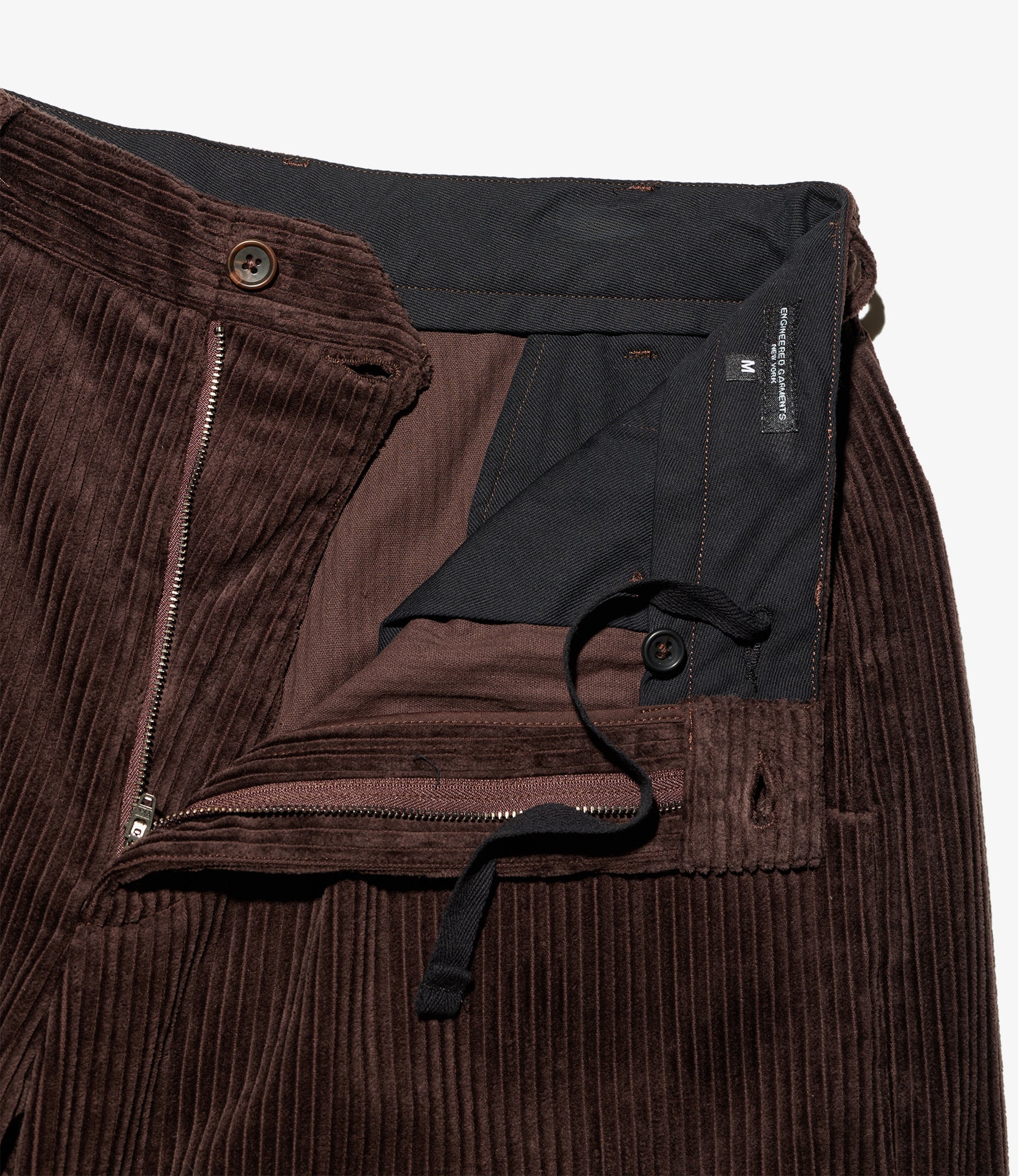 Officer Pant - Dk. Brown Cotton 4.5W Corduroy