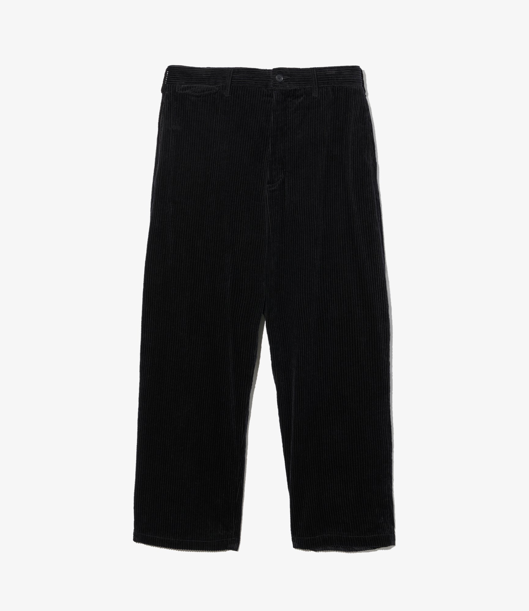 Officer Pant - Black Cotton 4.5W Corduroy