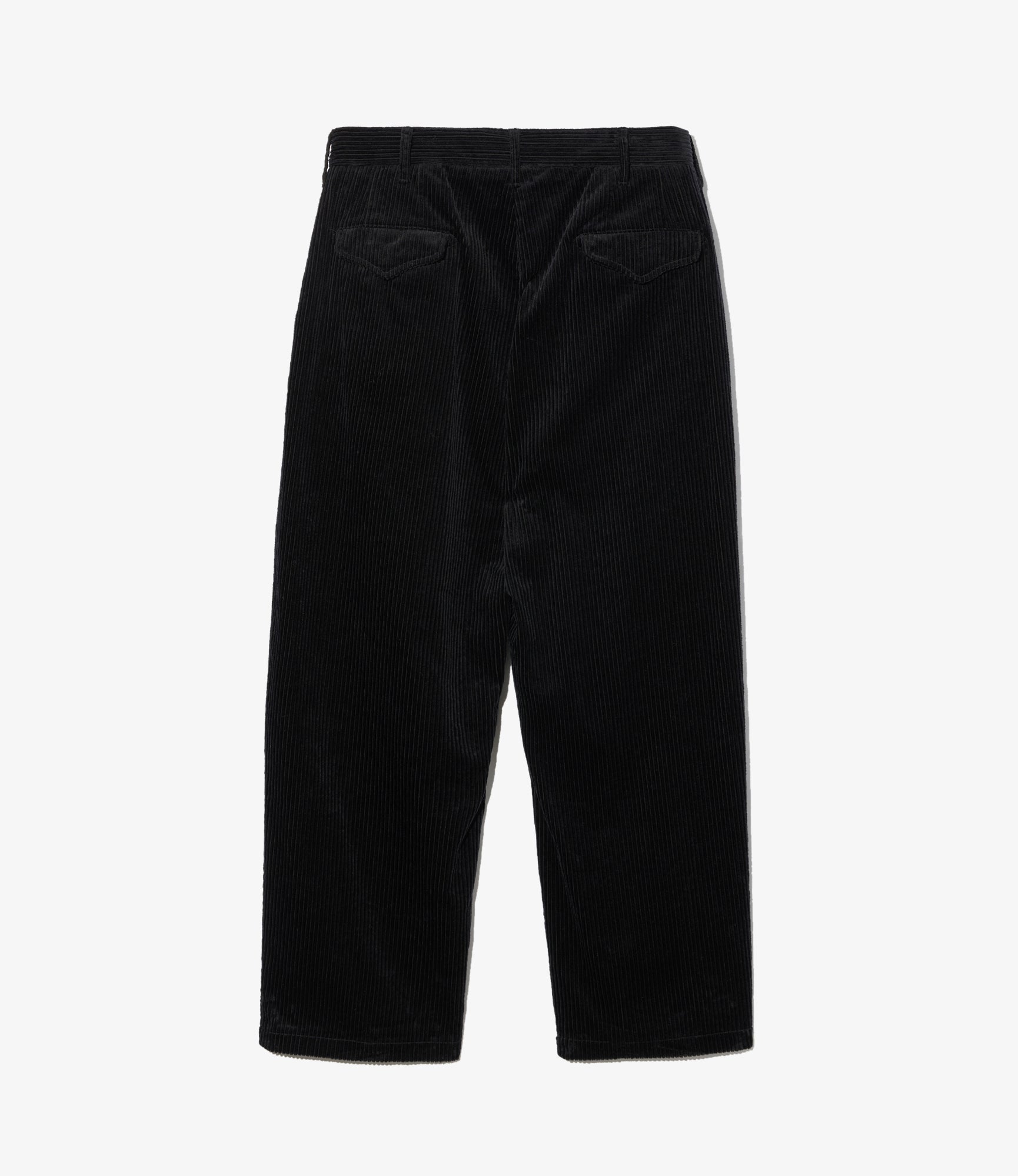 Officer Pant - Black Cotton 4.5W Corduroy