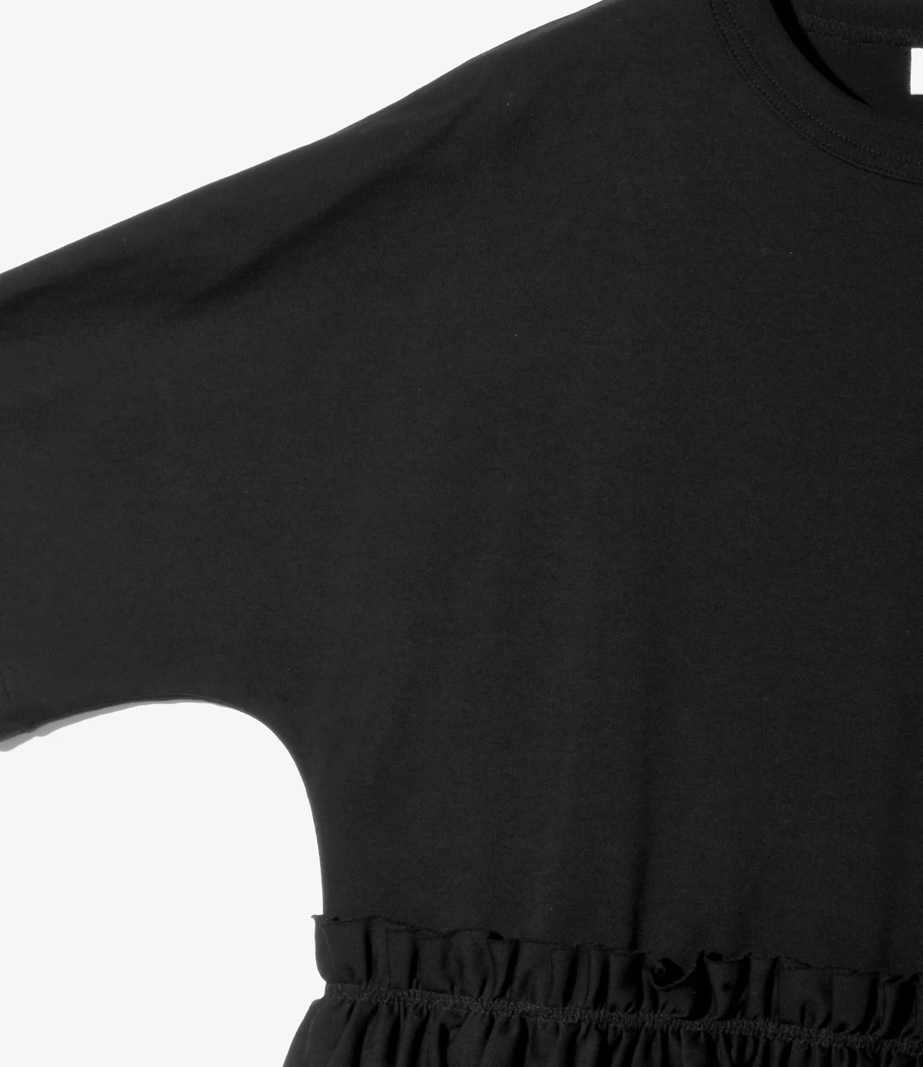 Women's Swallow Frill Tiered Top - Black