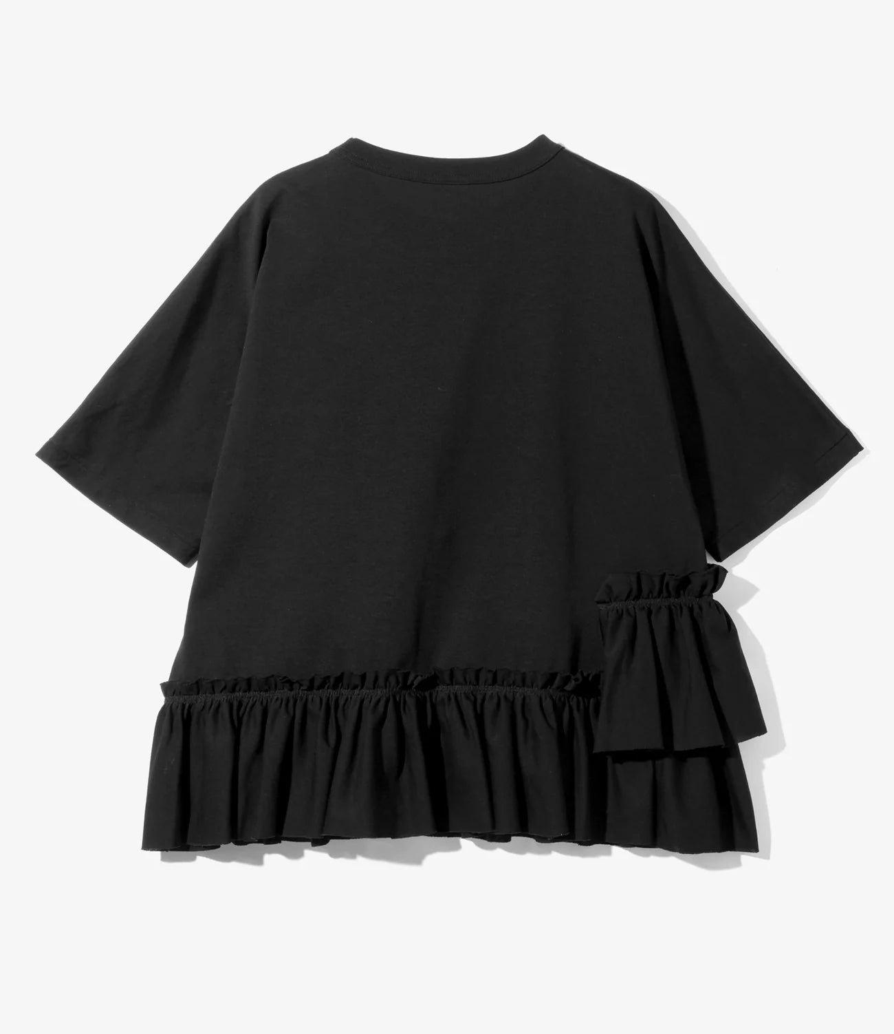 Women's Swallow Frill Tiered Top - Black