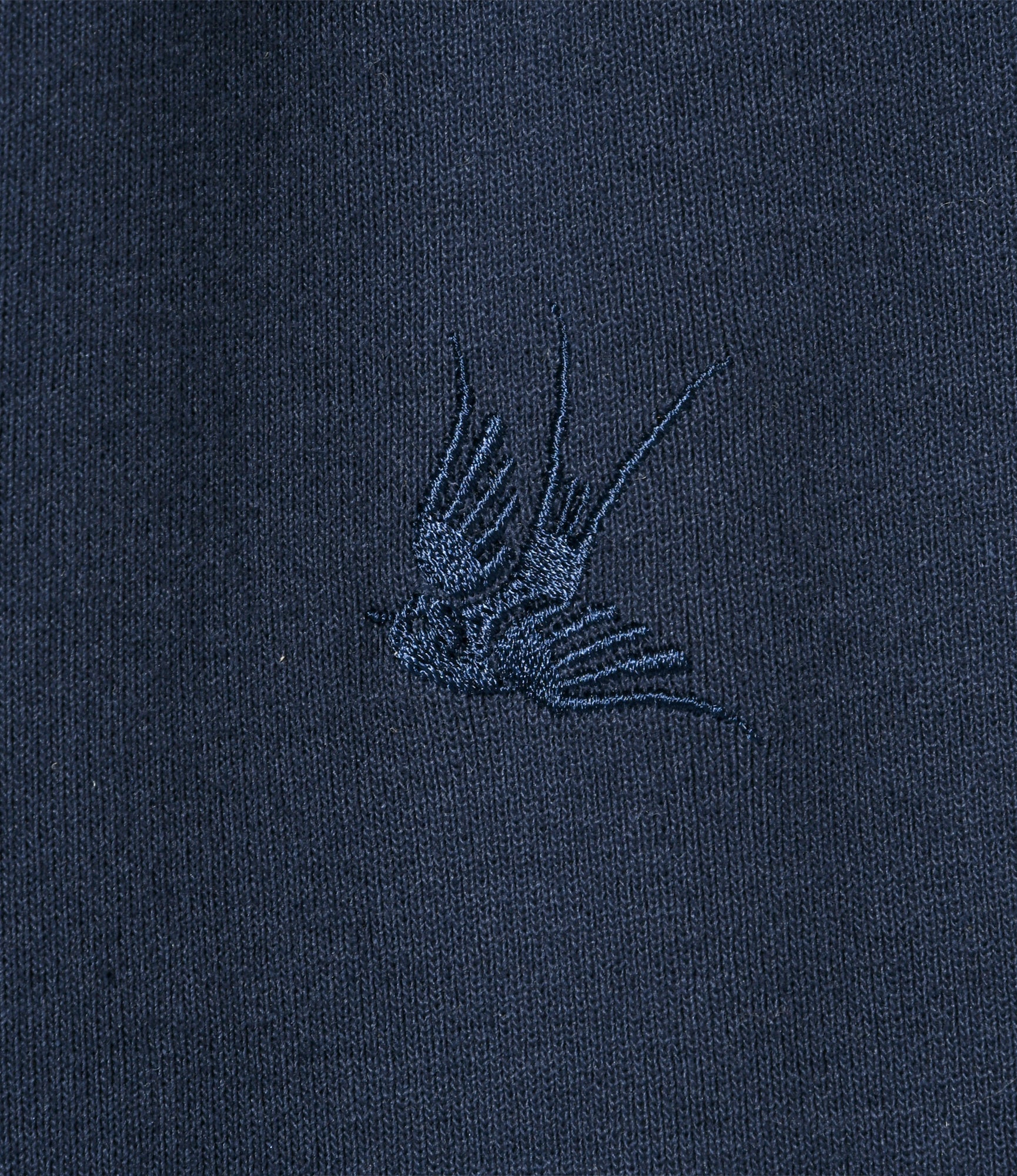 Swallow Frill Side Pants - Navy