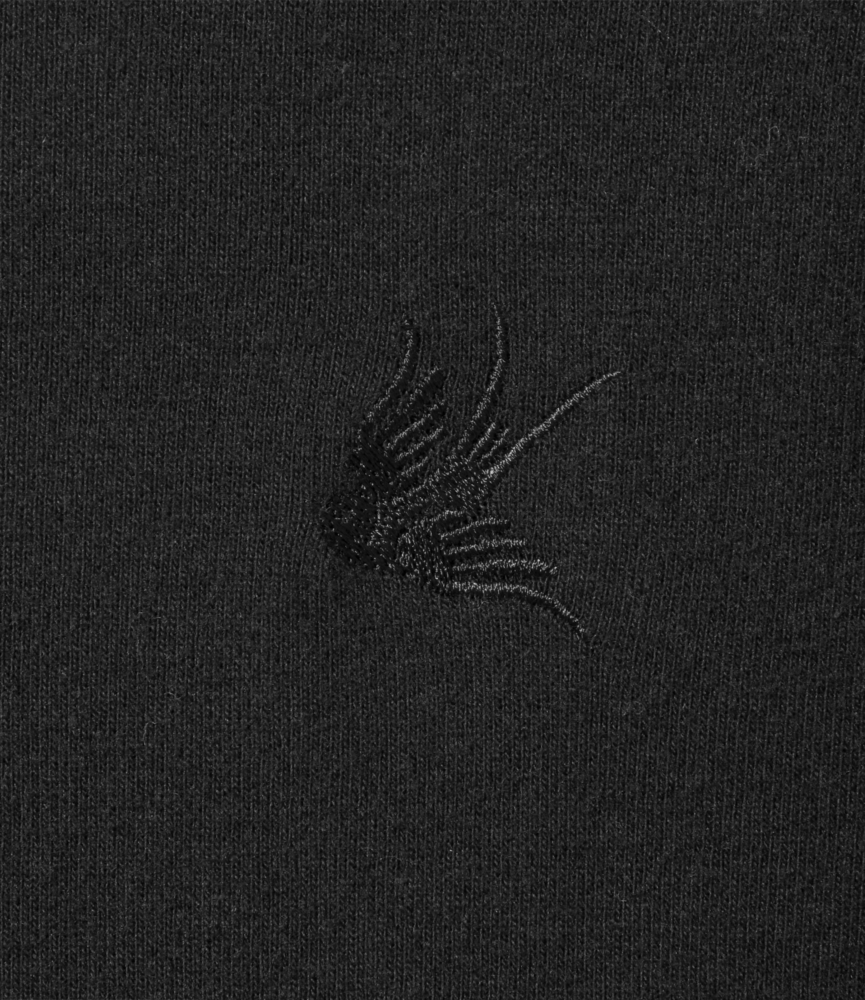 Women's Ribbed Frill Tank Top - Black